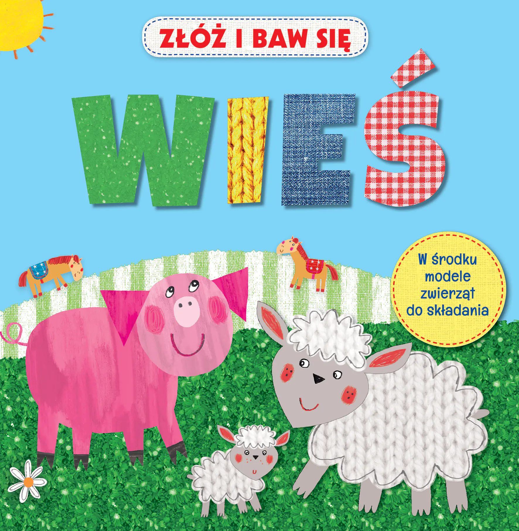 Książka - Złóż i baw się. Wieś
