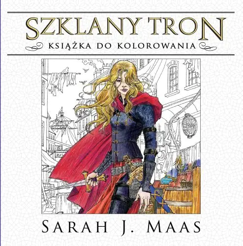 Książka - Księga kolorowanek. Szklany Tron