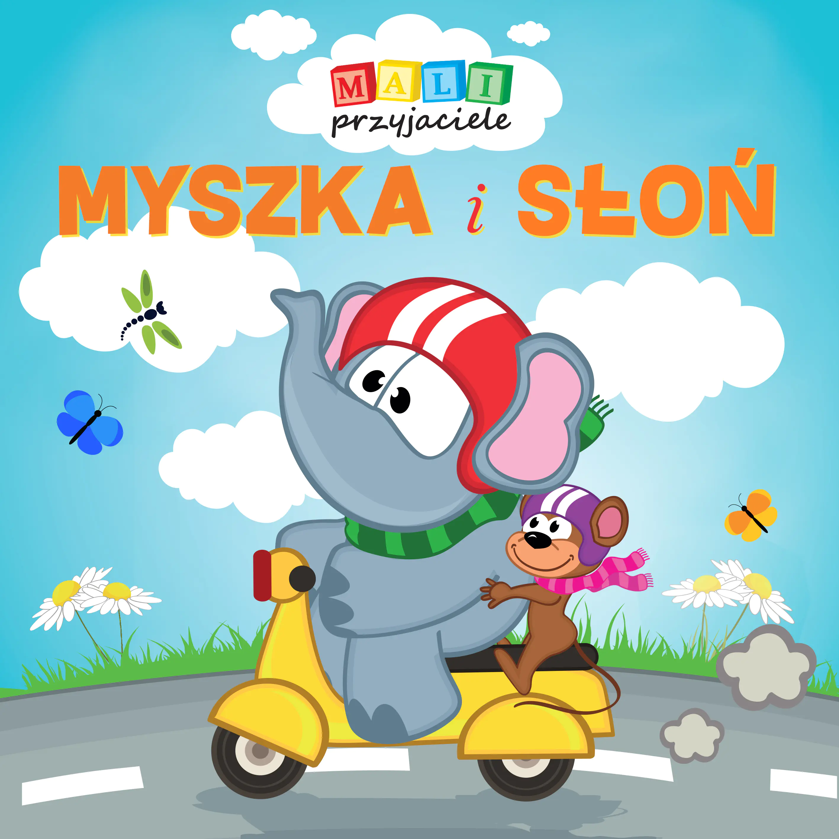 Książka - Mali przyjaciele. Myszka i słoń