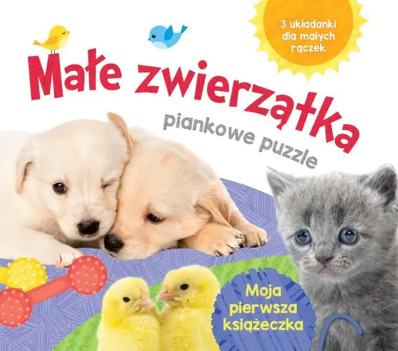 Książka - Małe zwierzątka. Piankowe puzzle