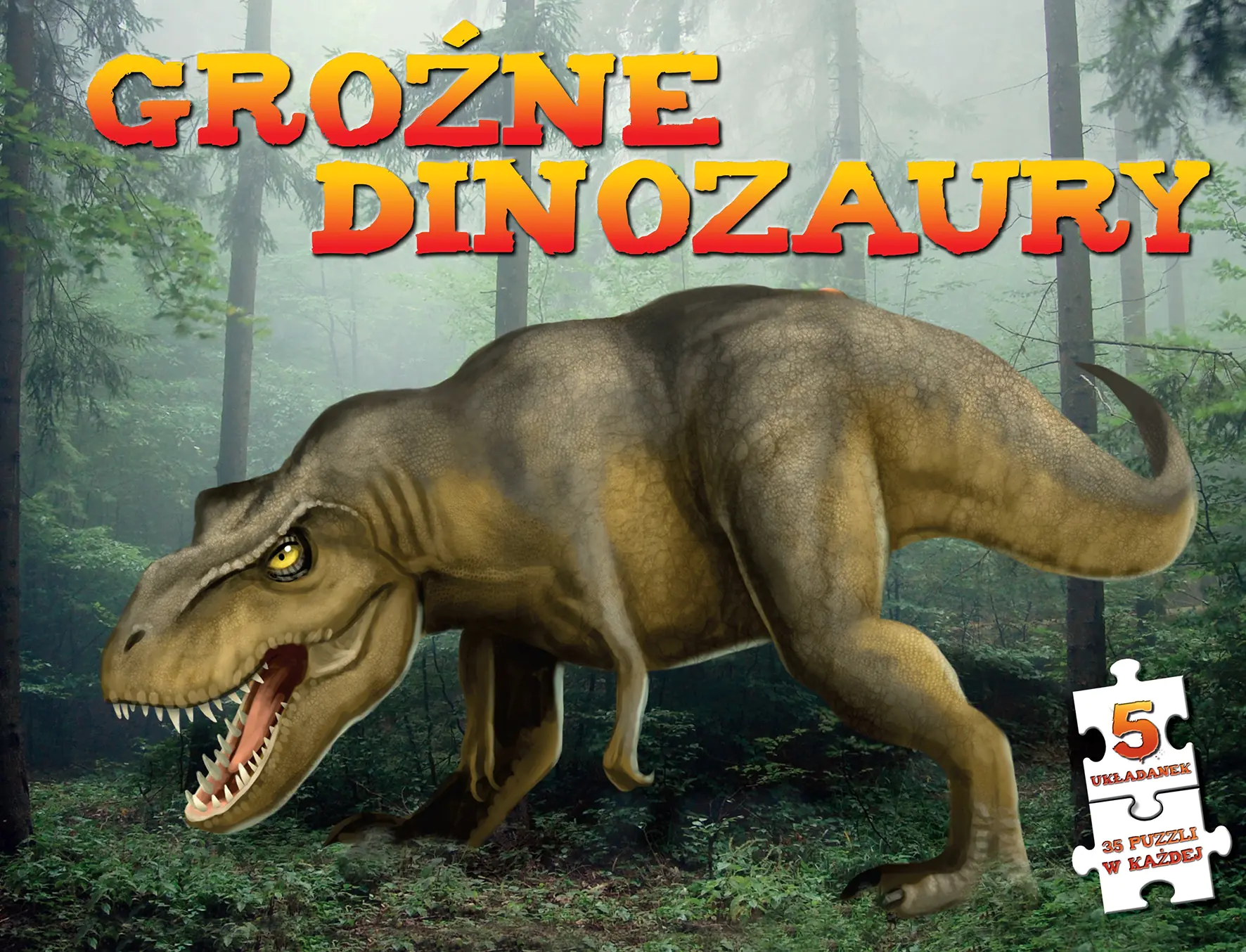 Książka - Groźne dinozaury