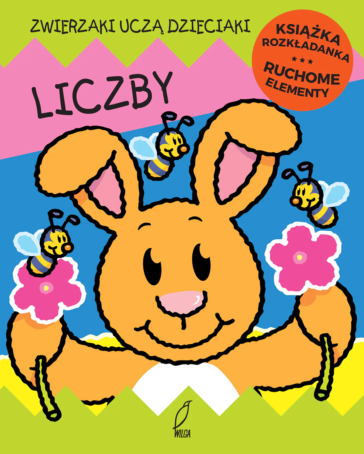 Książka - Liczby. Książka rozkładana. Ruchome Elementy