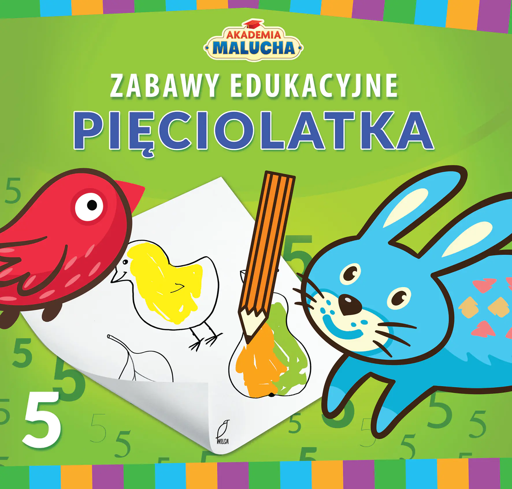 Książka - Akademia malucha. Zabawy edukacyjne pięciolatka