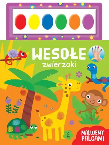 Książka - Malujemy palcami. Wesołe zwierzaki