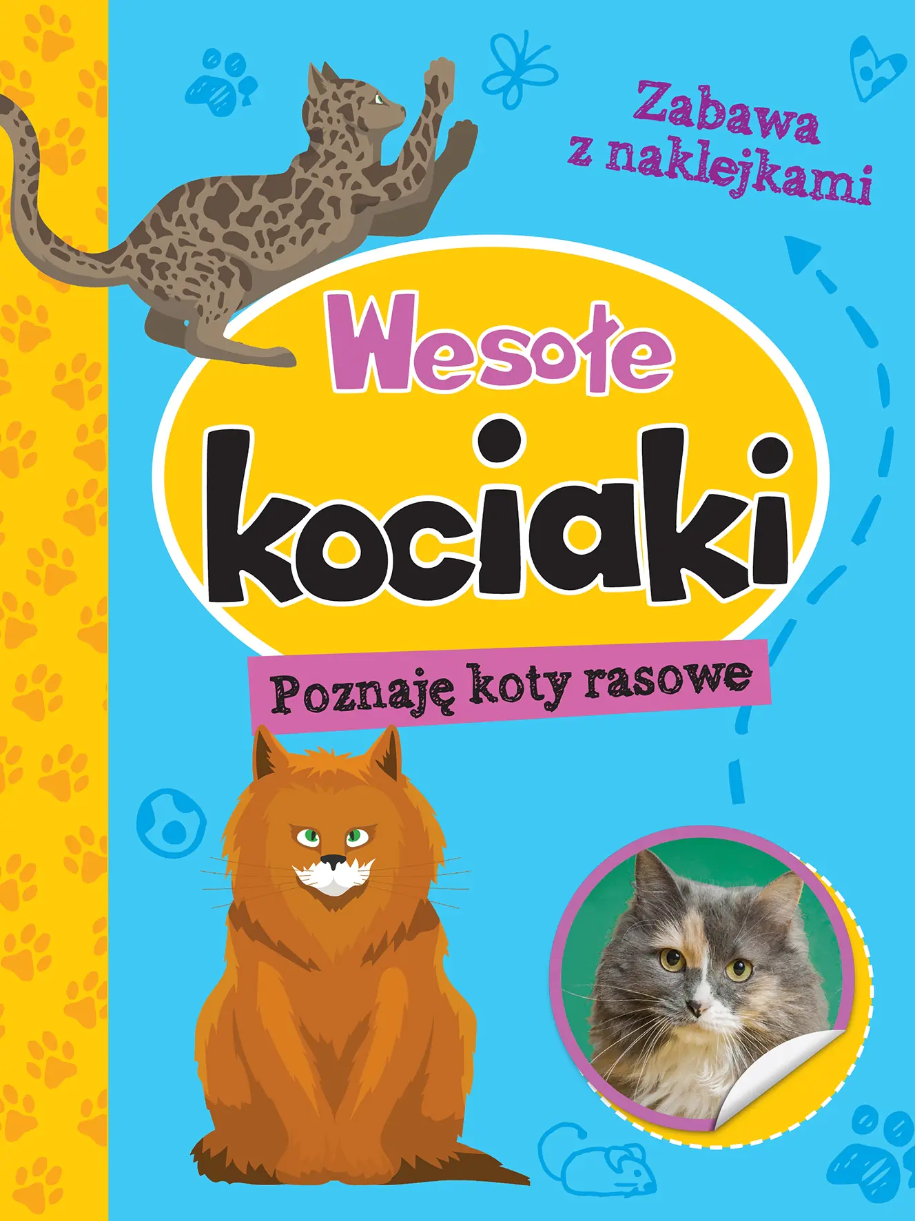 Książka - Wesołe kociaki. Poznaję koty rasowe