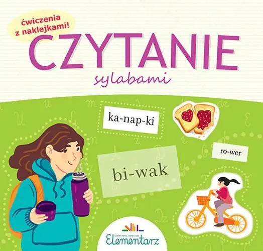 Książka - Czytanie sylabami. Ćwiczenia do elementarza