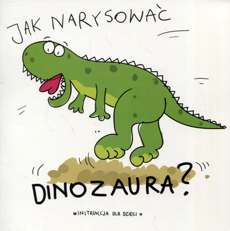 Książka - Jak narysować dinozaura?