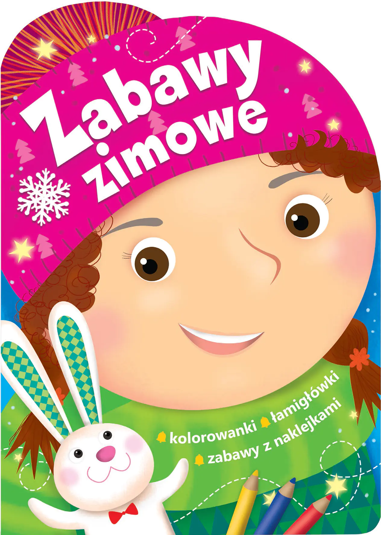 Książka - Wykrojnik. Zabawy zimowe
