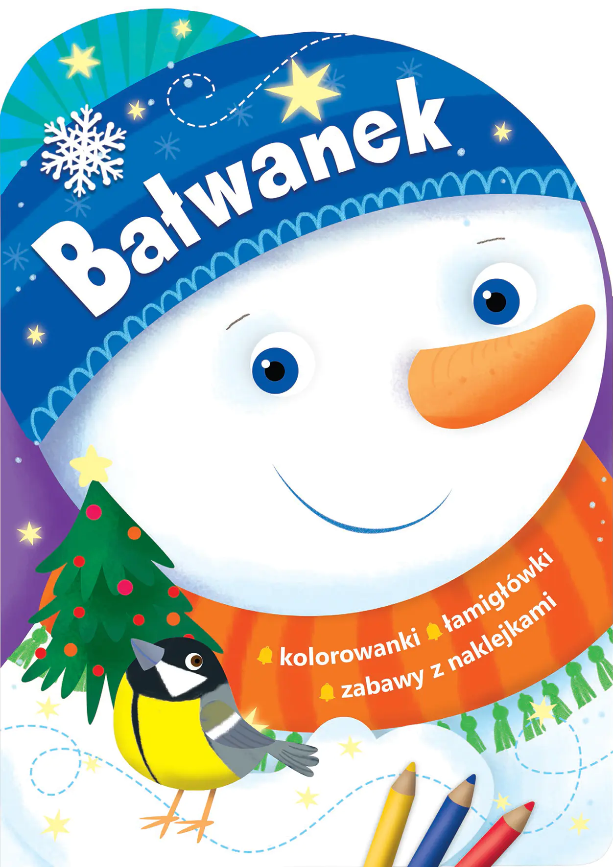 Książka - Wykrojnik. Bałwanek