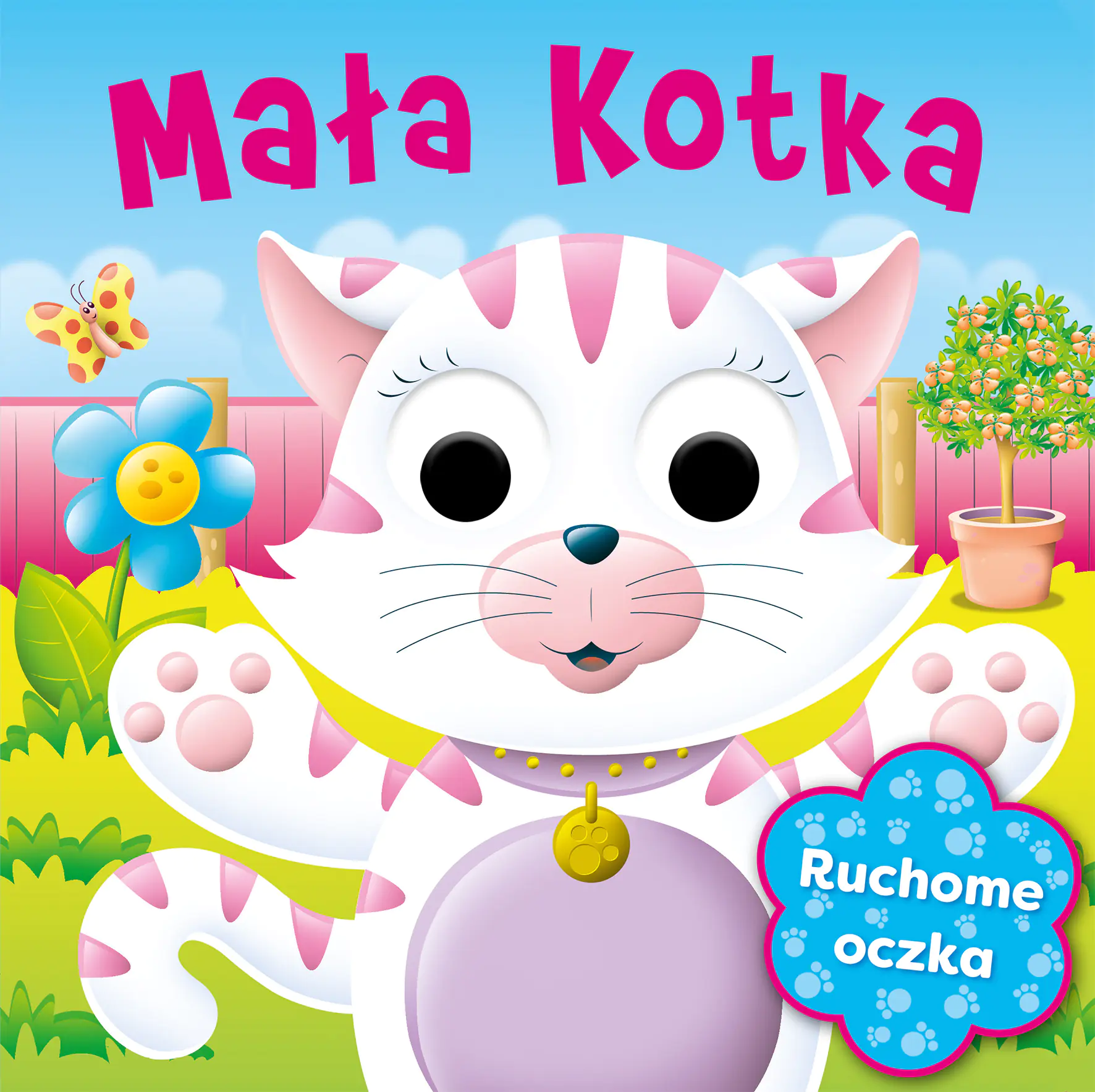Książka - Ruchome oczka. Mała kotka