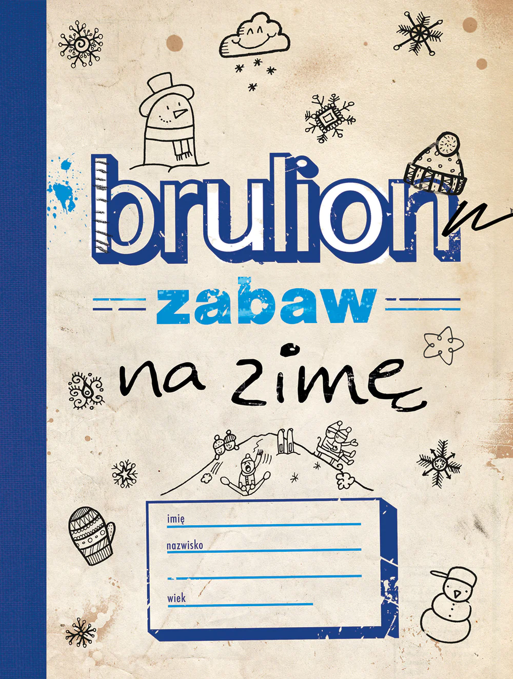 Książka - Brulion zabaw na zimę