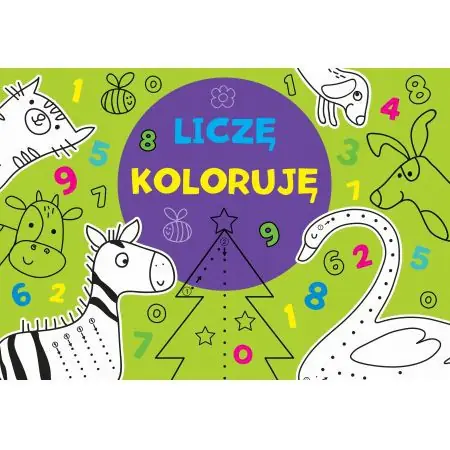 Książka - Blok kreatywny. Liczę i koloruję