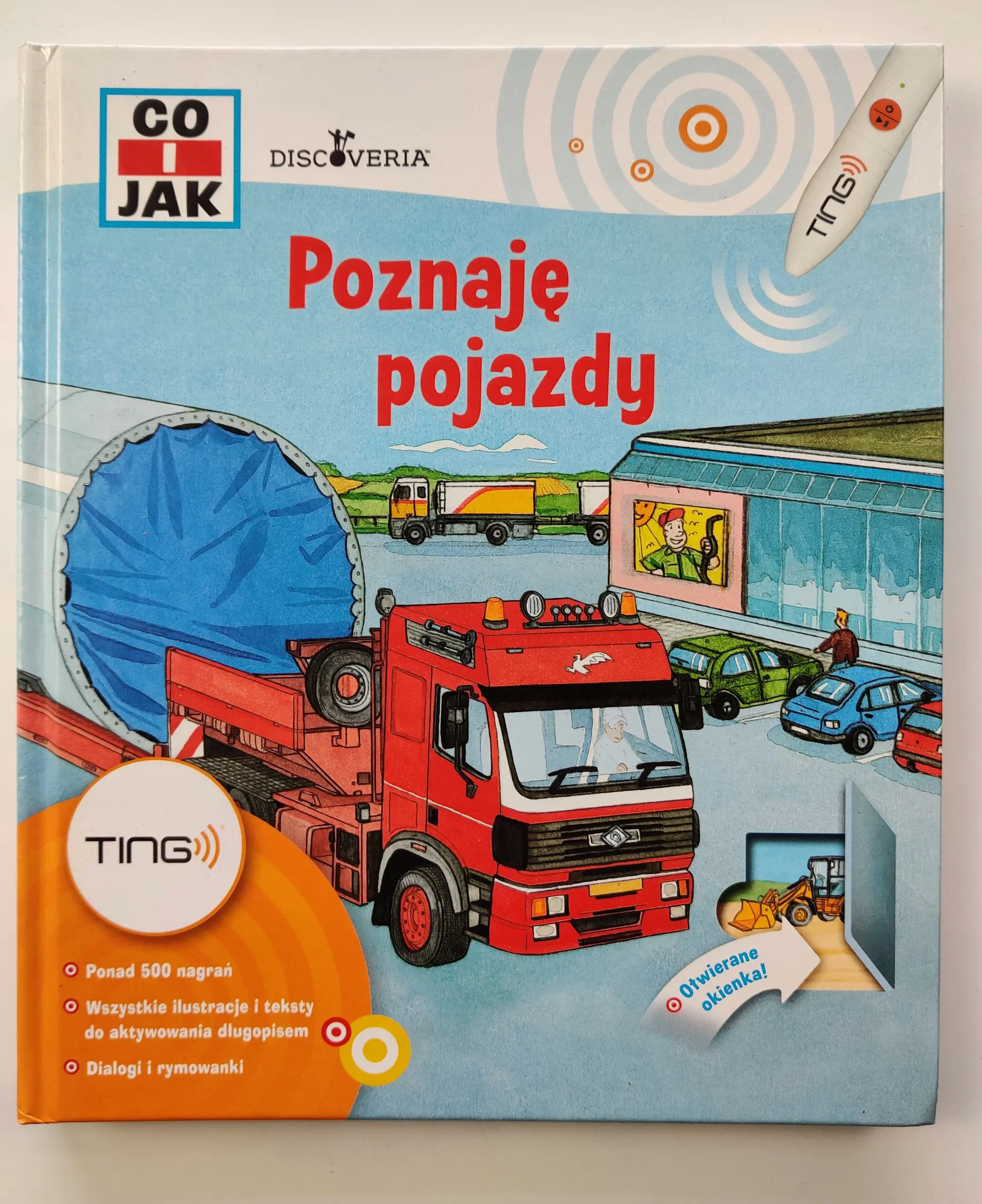 Książka - Ting. Poznaję pojazdy