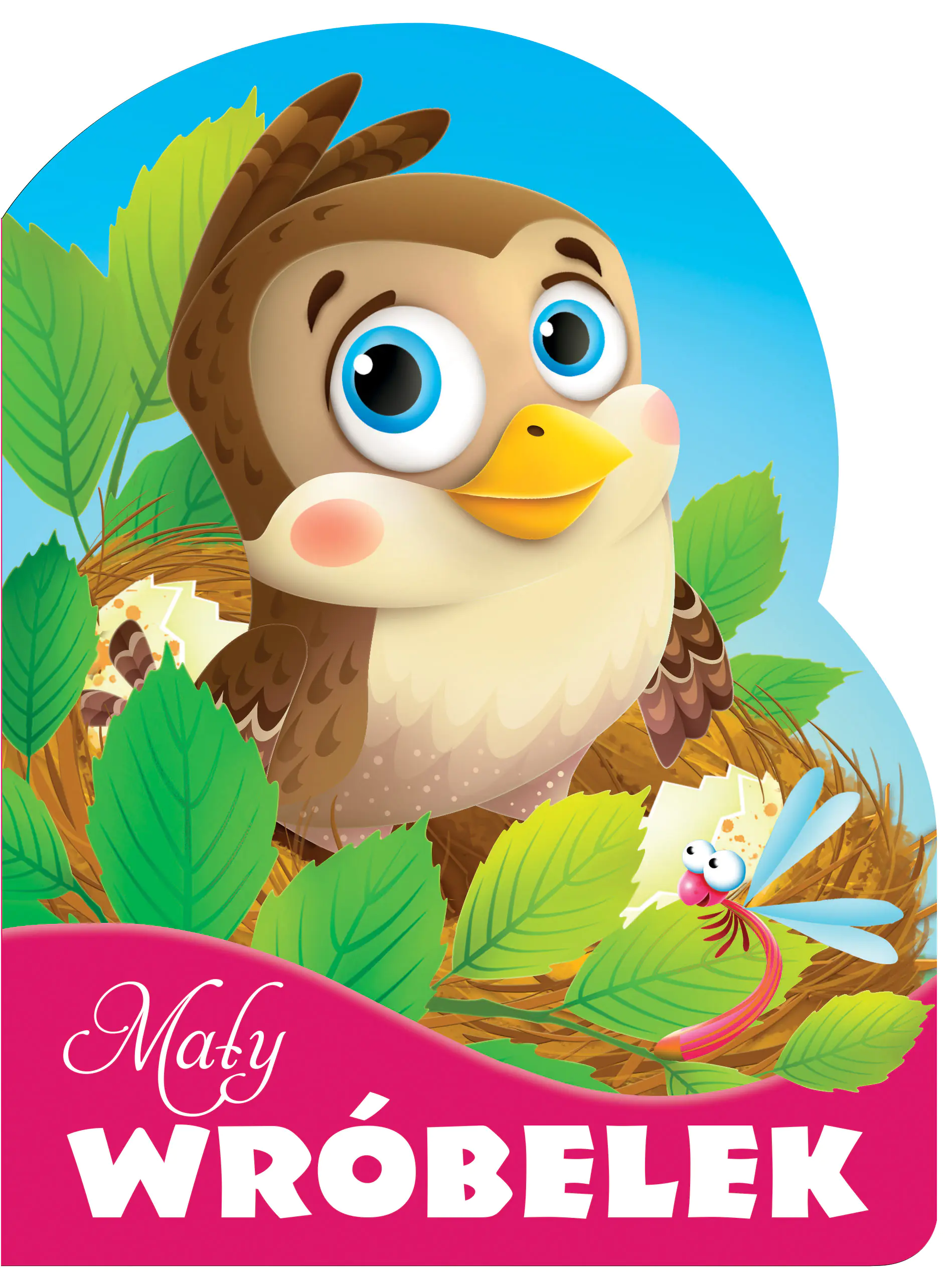 Książka - Wykrojnik. Mały wróbelek