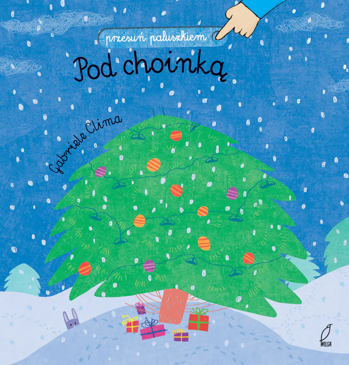Książka - Przesuń paluszkiem. Pod choinką