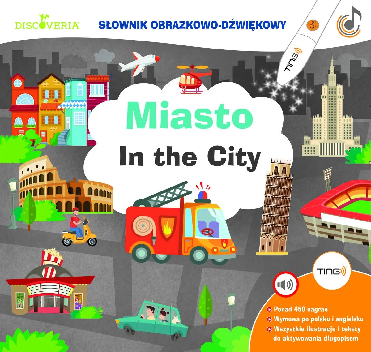 Książka - Ting. Miasto. In the city