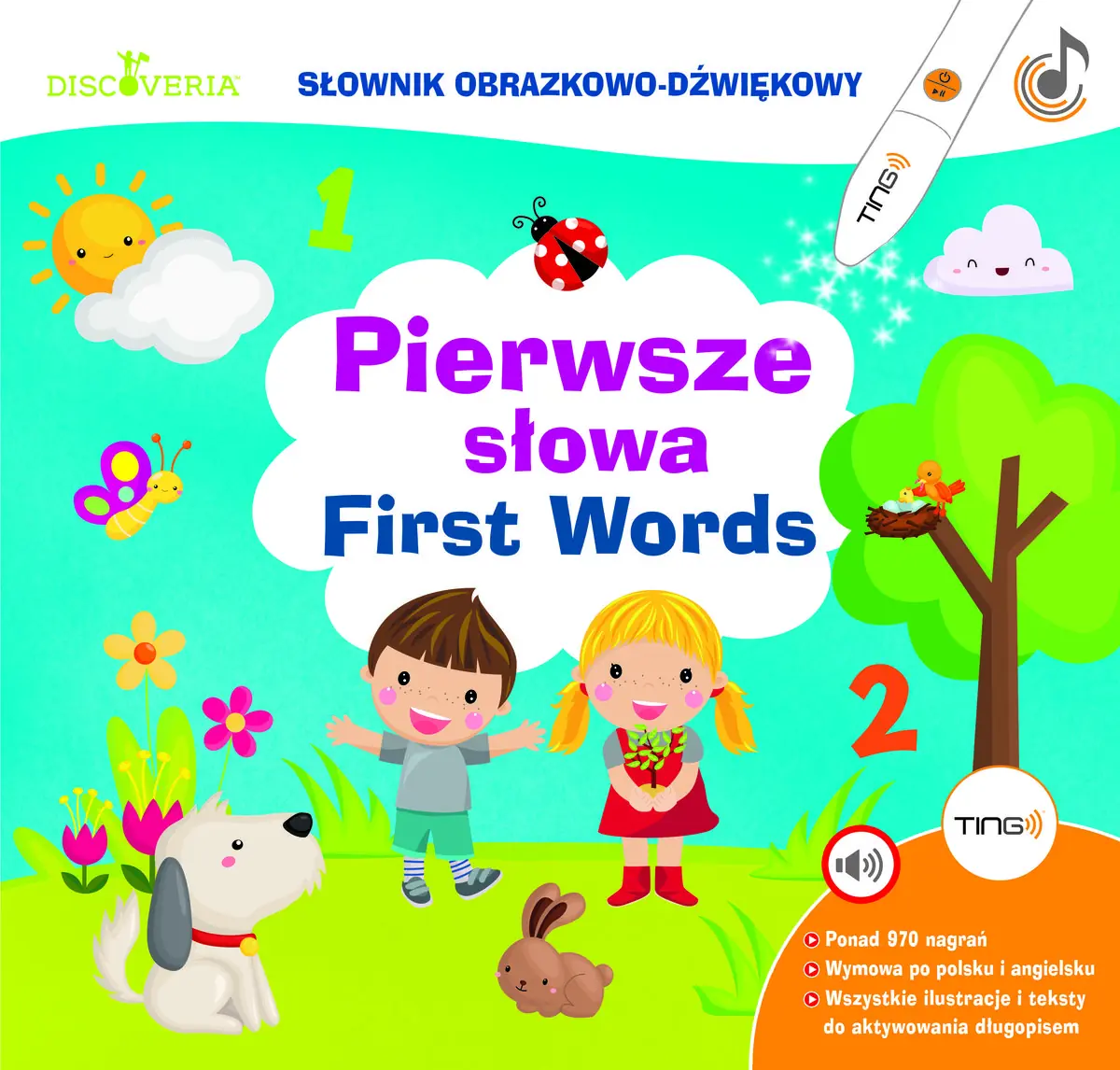 Książka - Ting. Pierwsze słowa. First words 