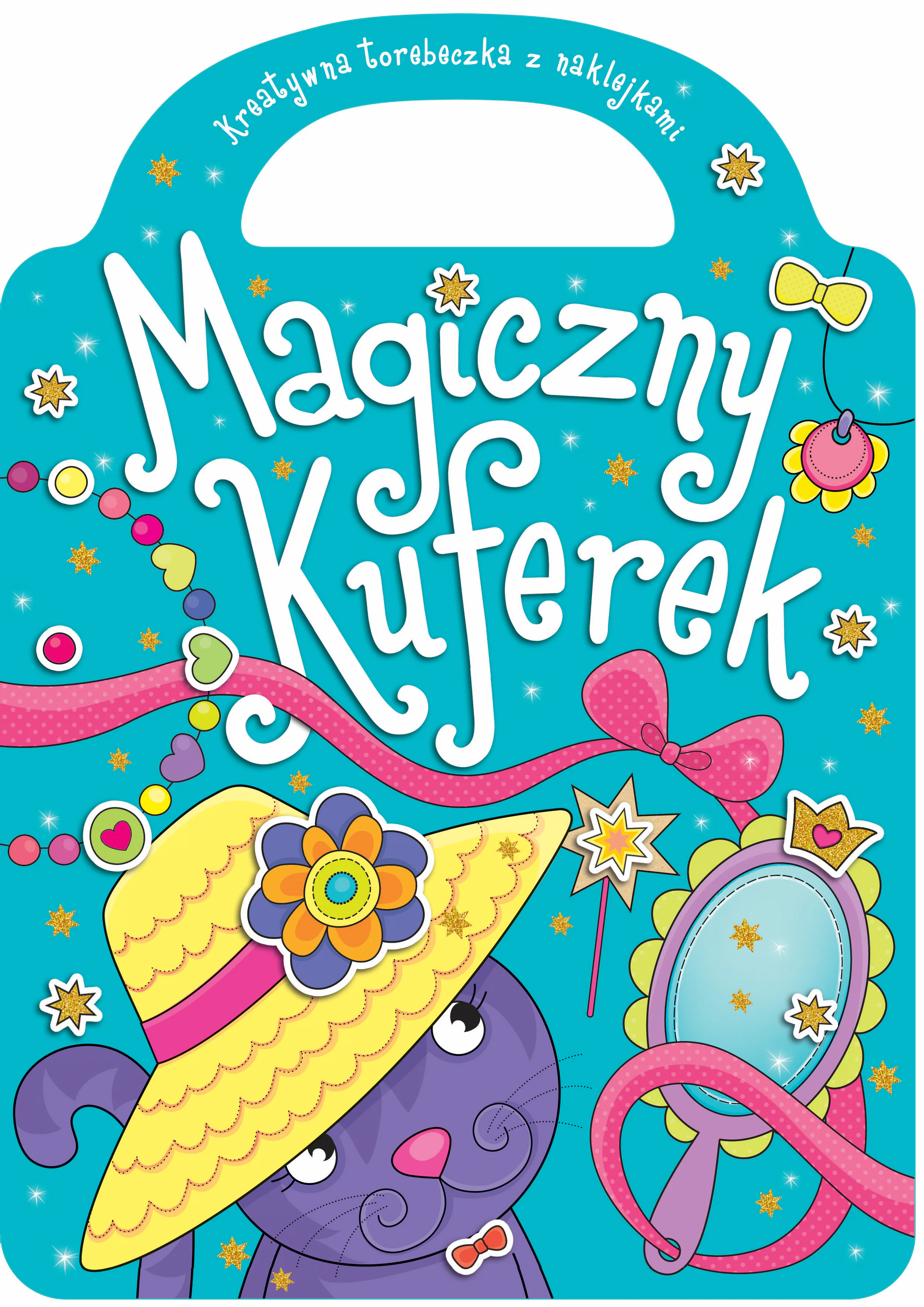 Książka - Kreatywna torebeczka z naklejkami. Magiczny kuferek