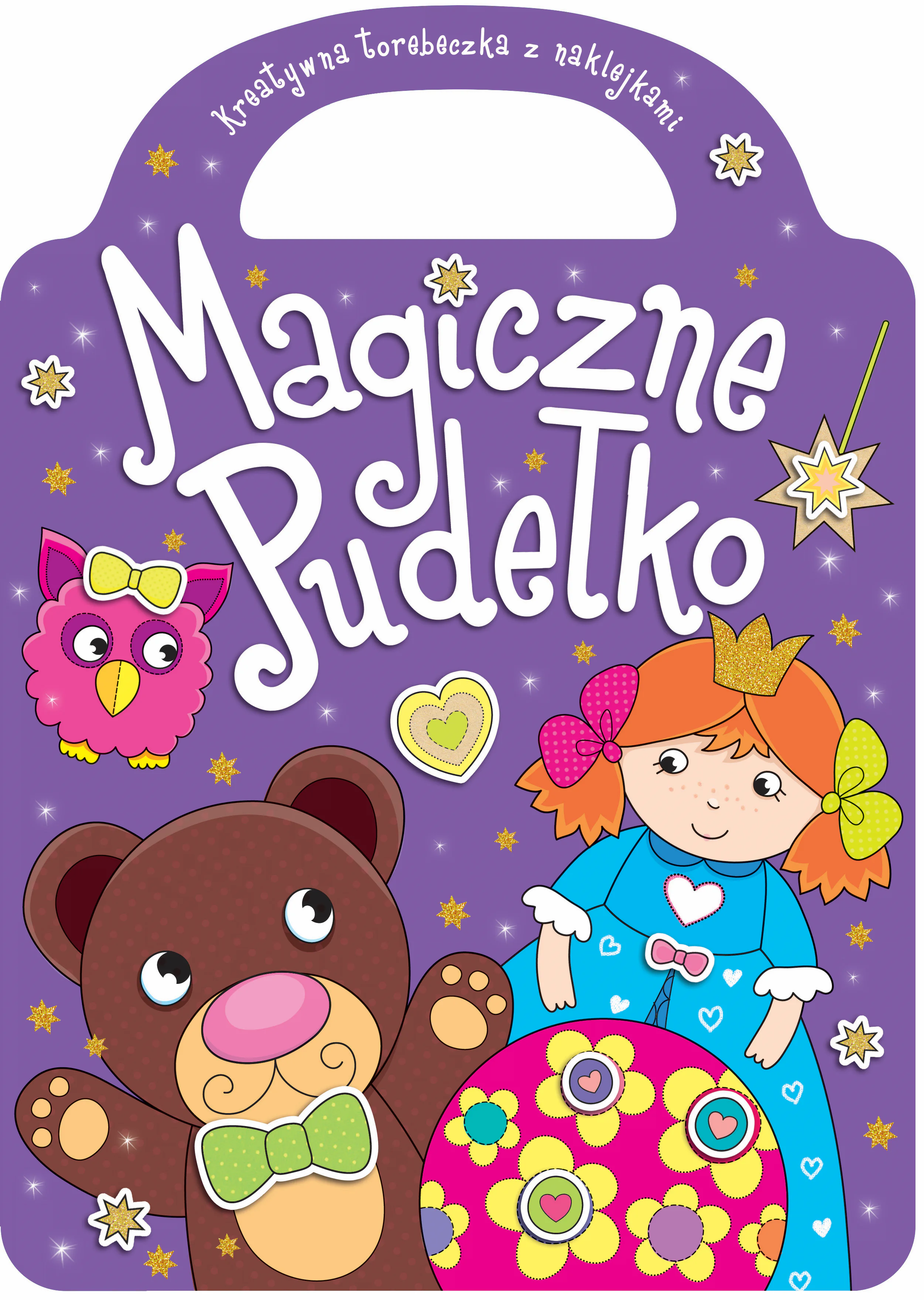 Książka - Kreatywna torebeczka z naklejkami. Magiczne pudełko