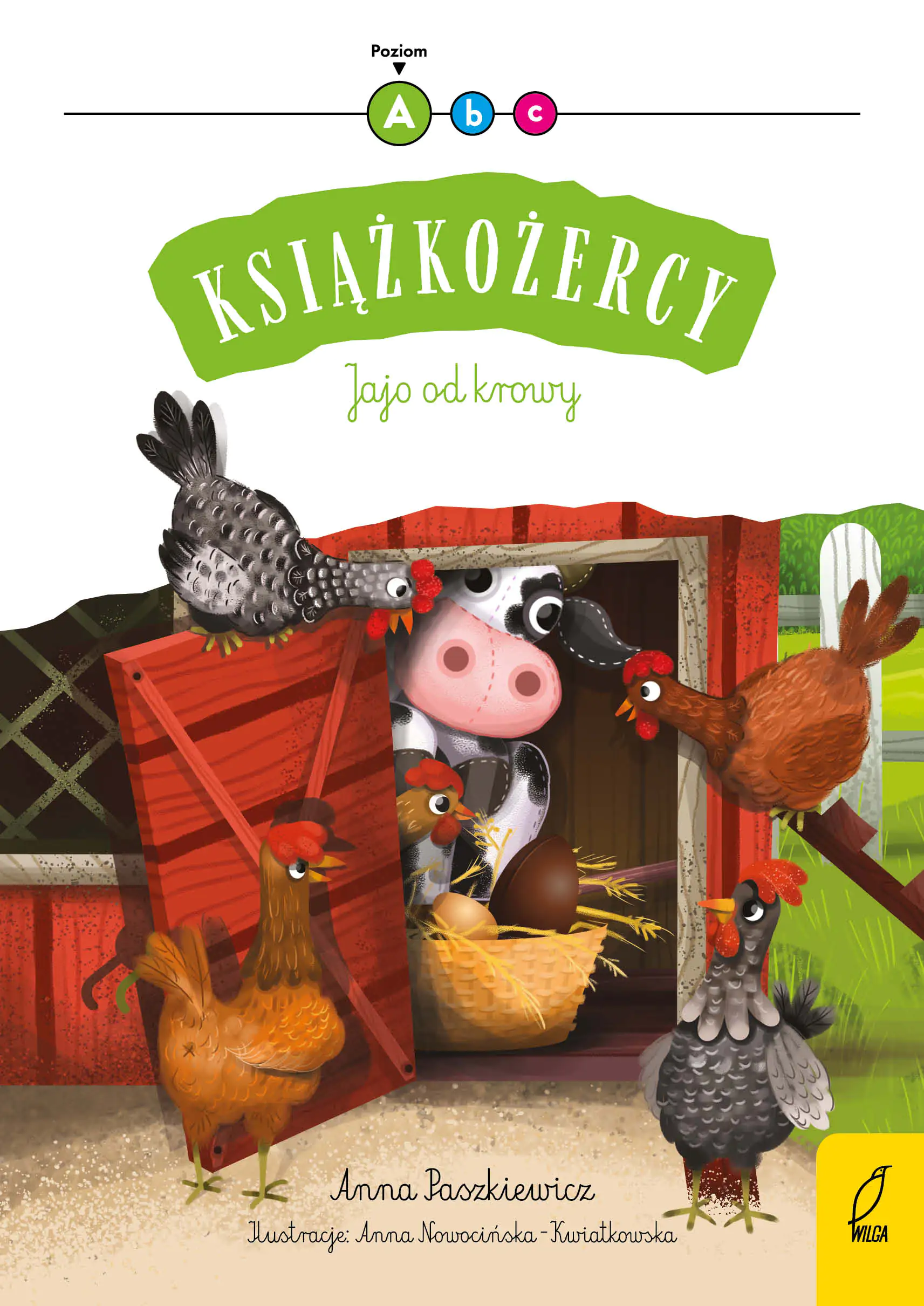 Książka - Jajo od krowy. Książkożercy. Poziom A