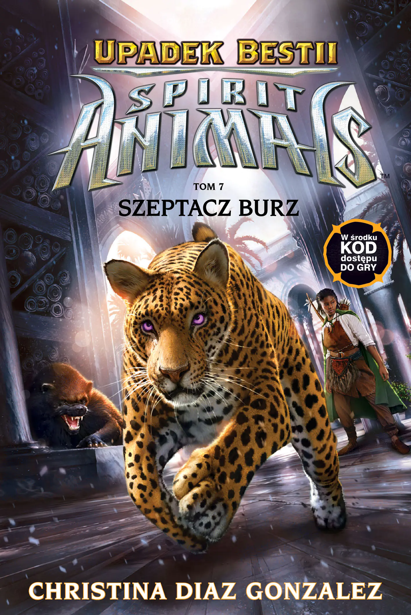 Książka - Szeptacz Burz. Spirit Animals. Upadek bestii. Tom 7