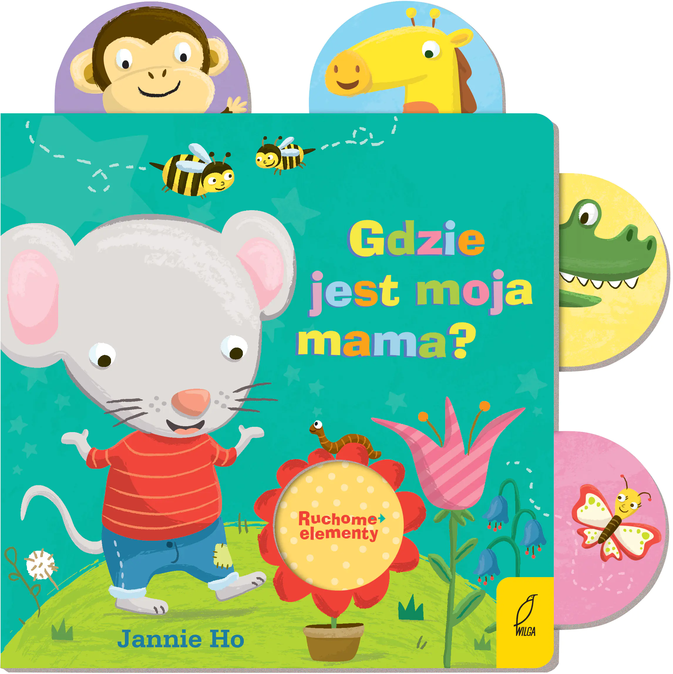 Książka - Gdzie jest moja mama? Ruchome elementy