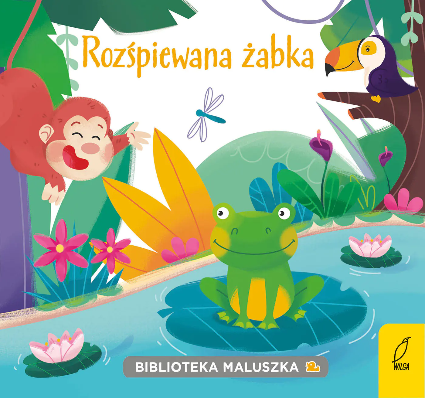 Książka - Rozśpiewana żabka. Biblioteka maluszka