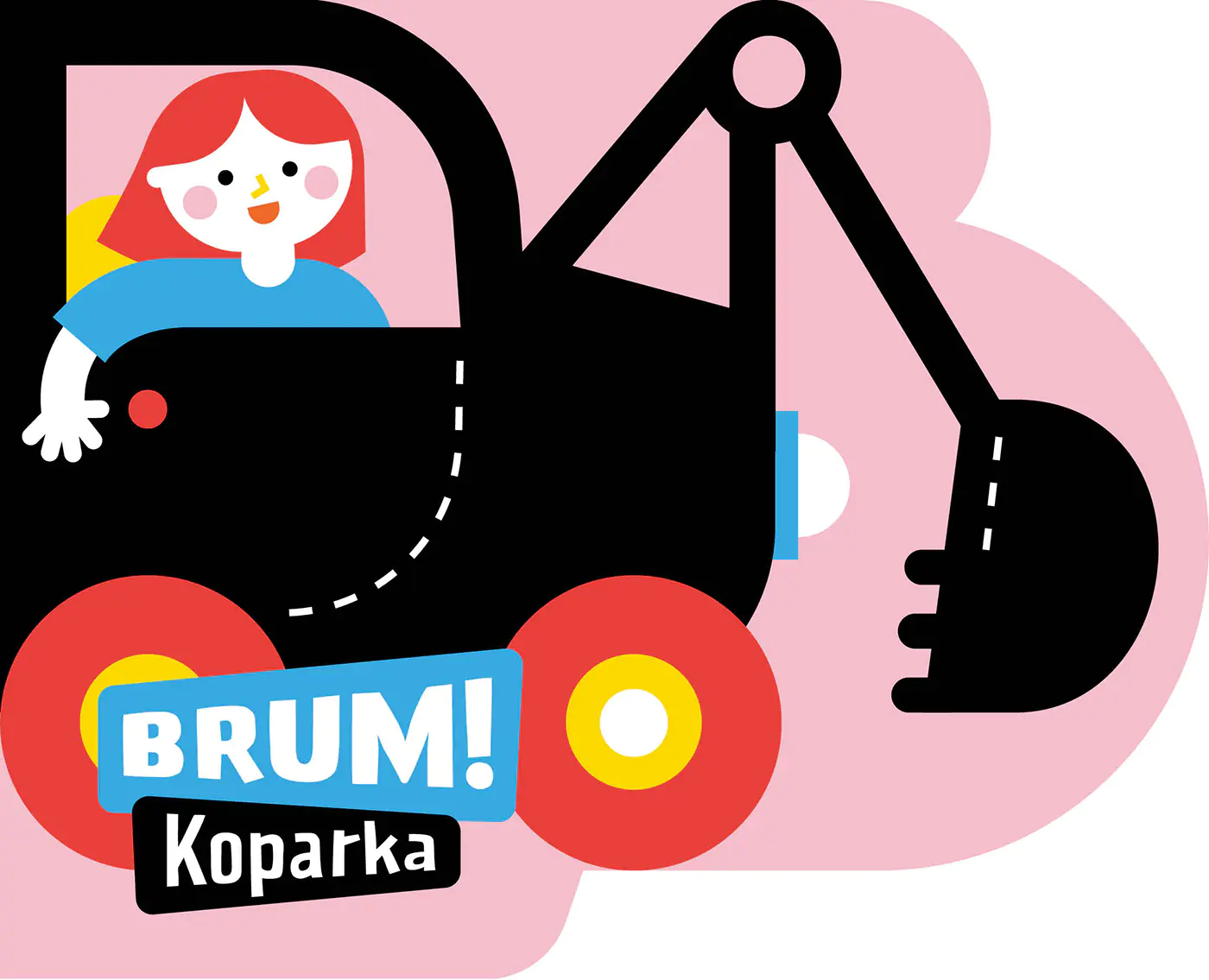 Książka - Koparka. Brum!