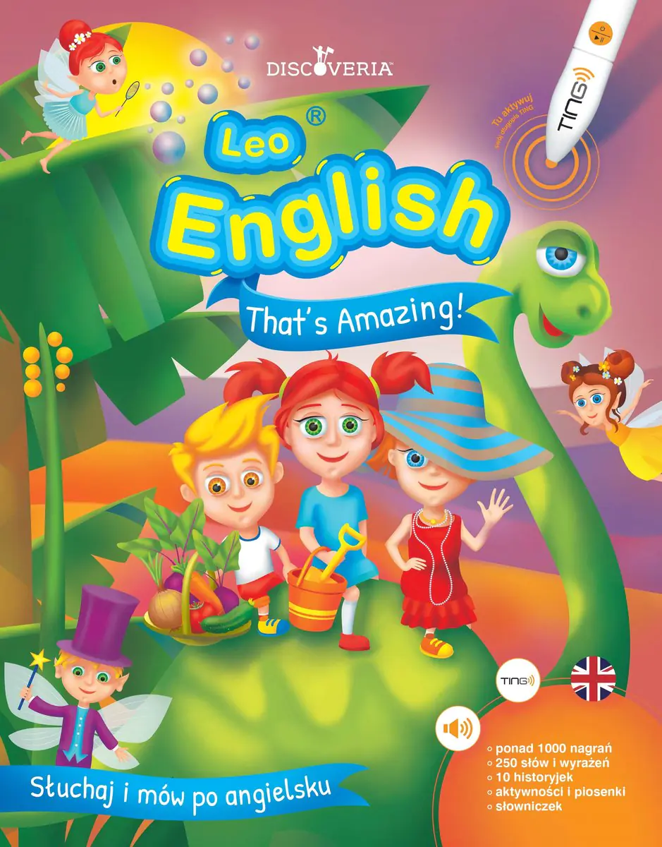Książka - That's amazing! Ting. Leo English. Classbook