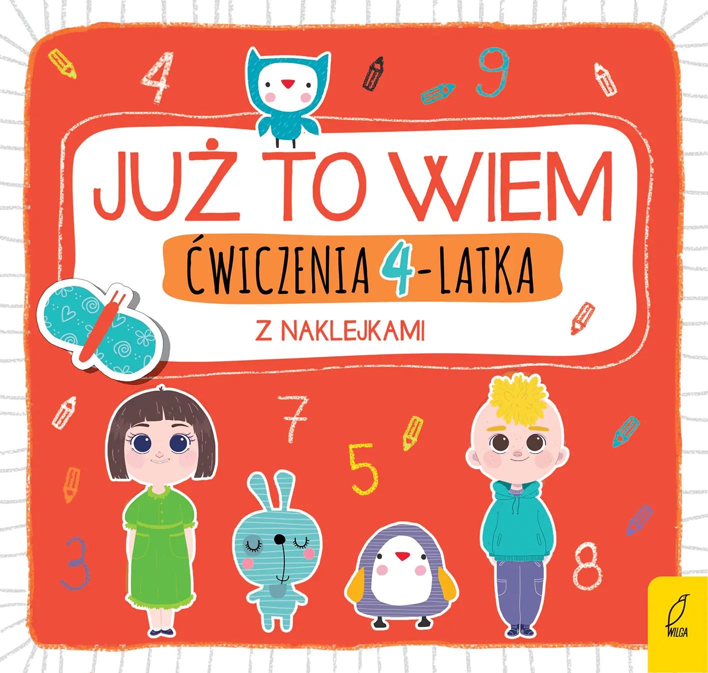 Książka - Ćwiczenia 4-latka z naklejkami. Już to wiem