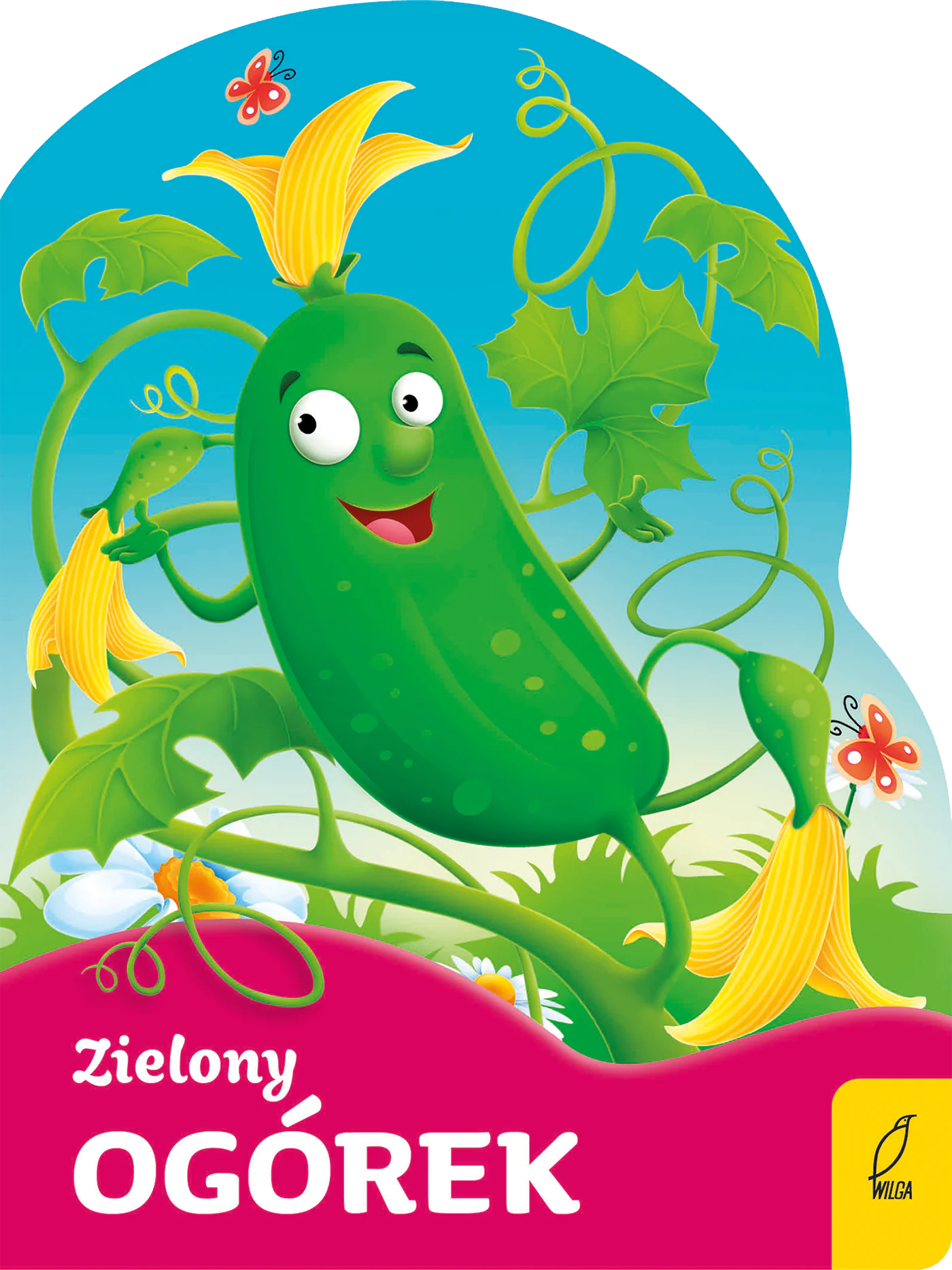 Książka - Zielony ogórek. Wykrojnik