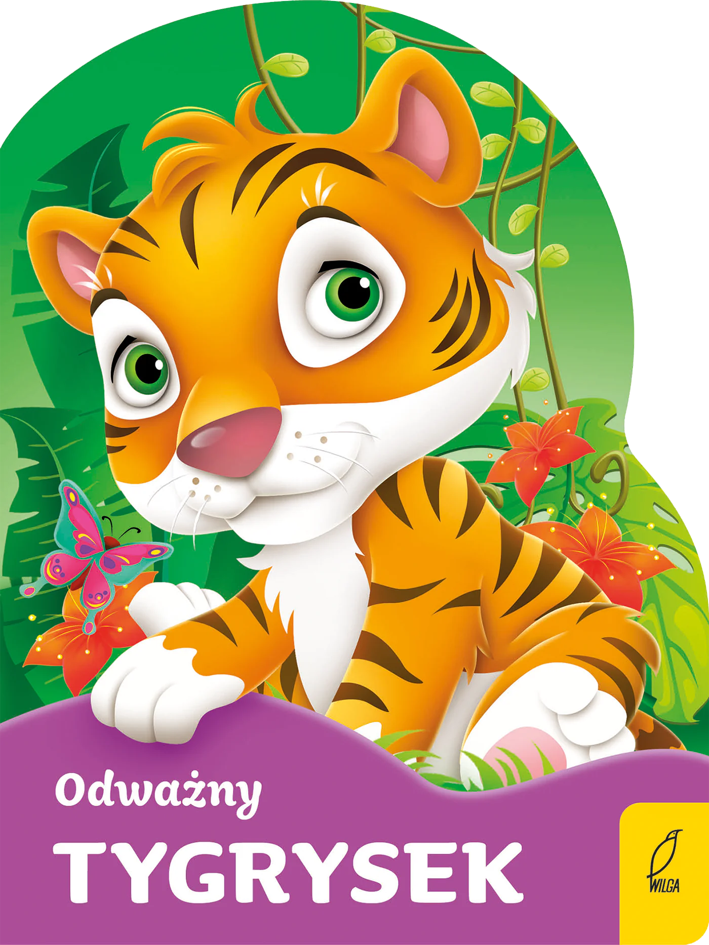 Książka - Odważny tygrysek. Wykrojnik