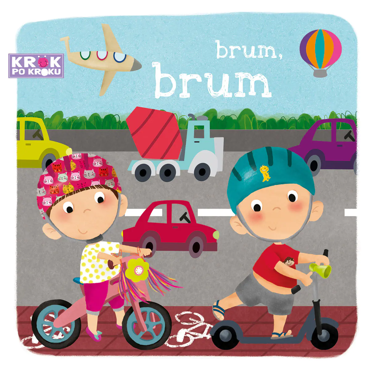 Książka - Brum, brum. Krok po kroku