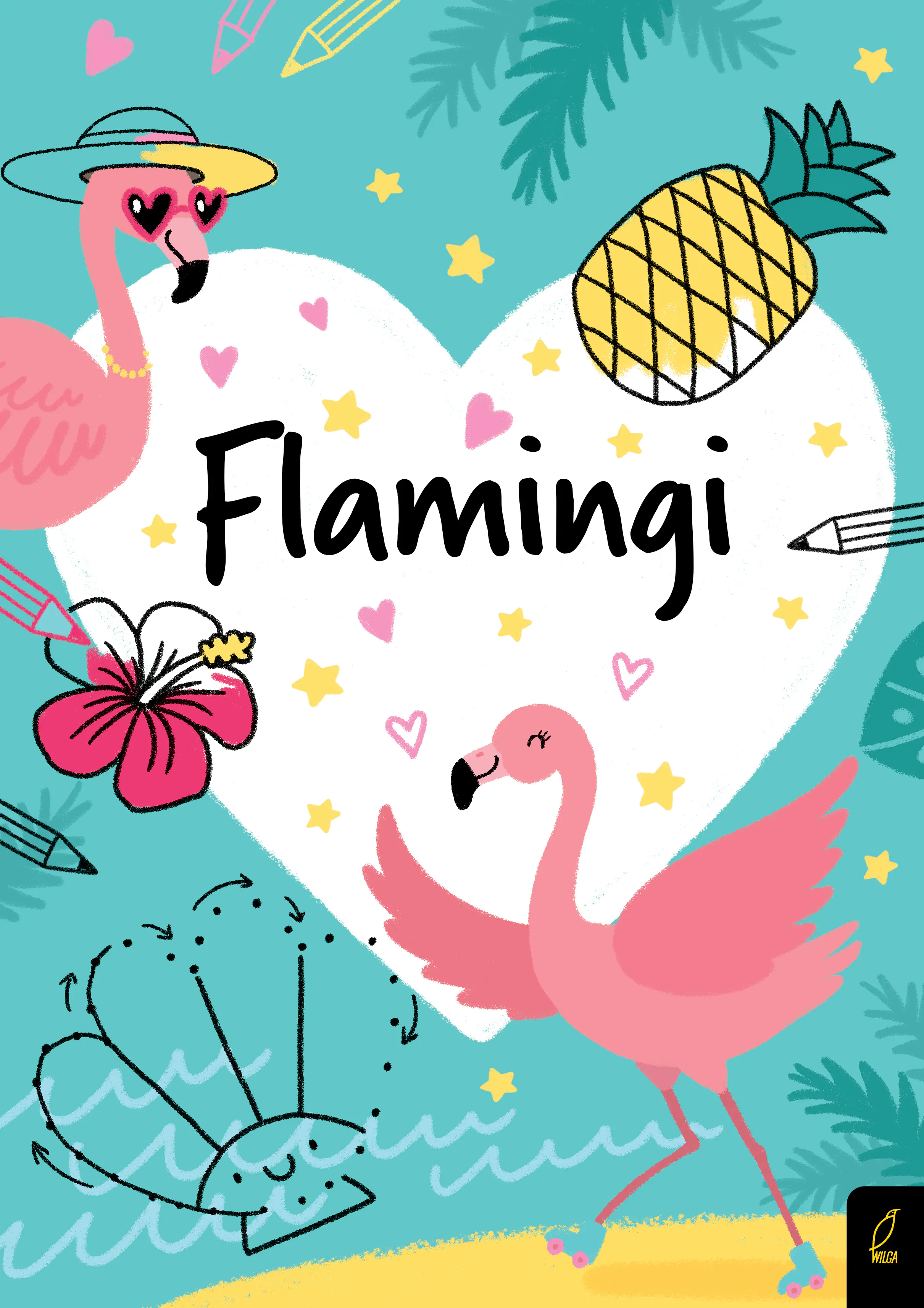 Książka - Koloruję. Kocham flamingi
