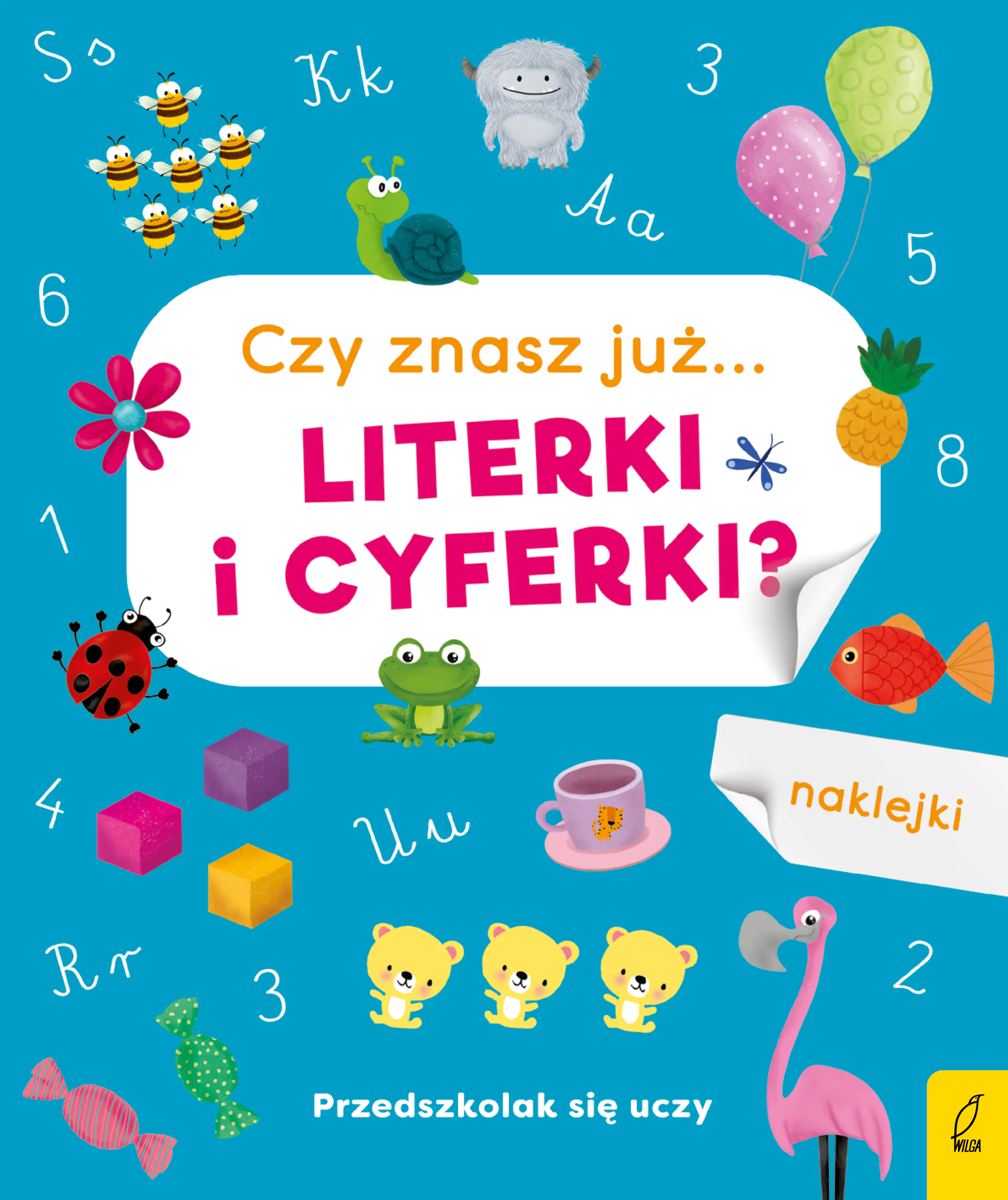 Książka - Czy znasz już literki i cyferki? Przedszkolak się uczy