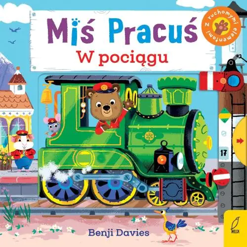 Książka - W pociągu. Miś Pracuś