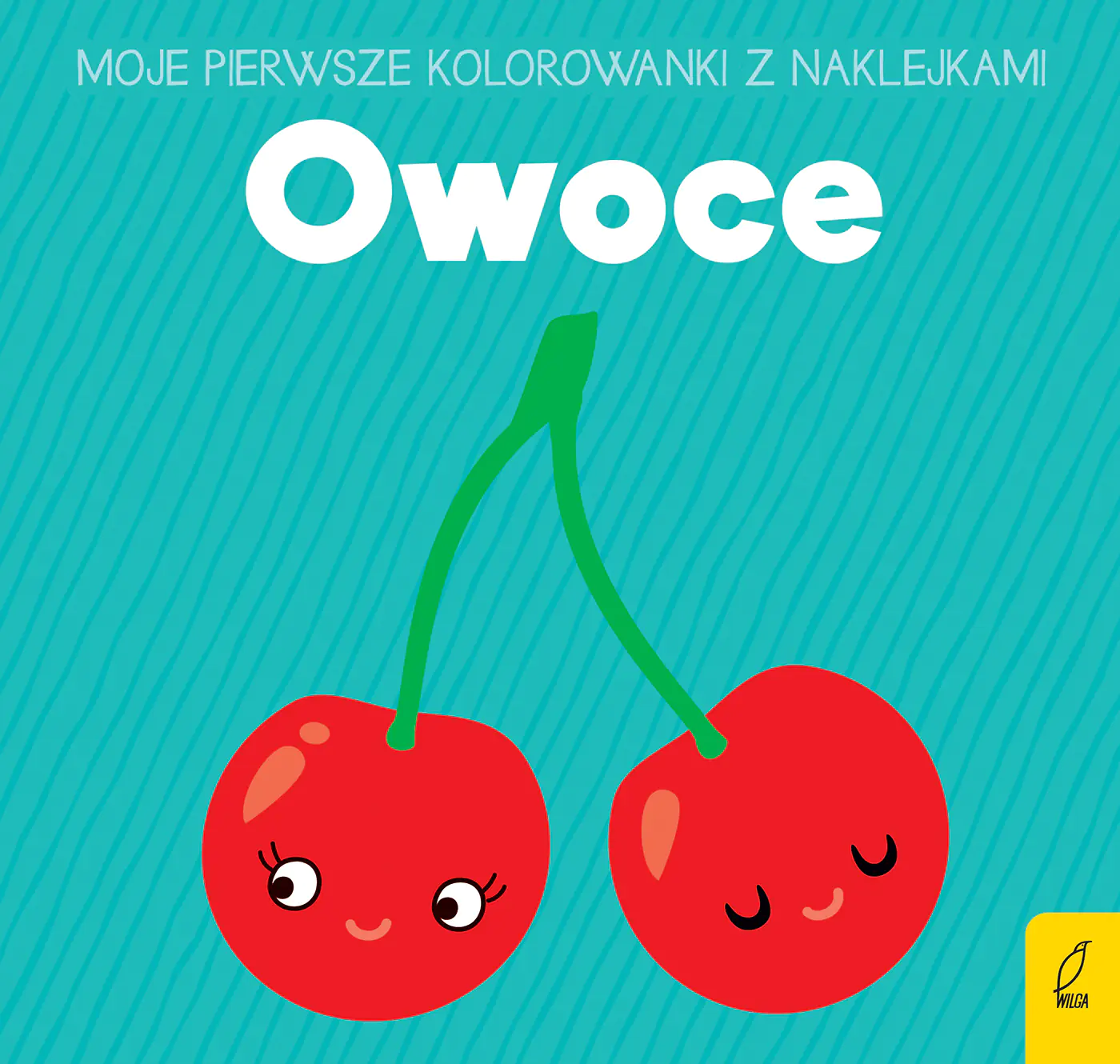 Książka - Moje pierwsze kolorowanki z naklejkami. Owoce