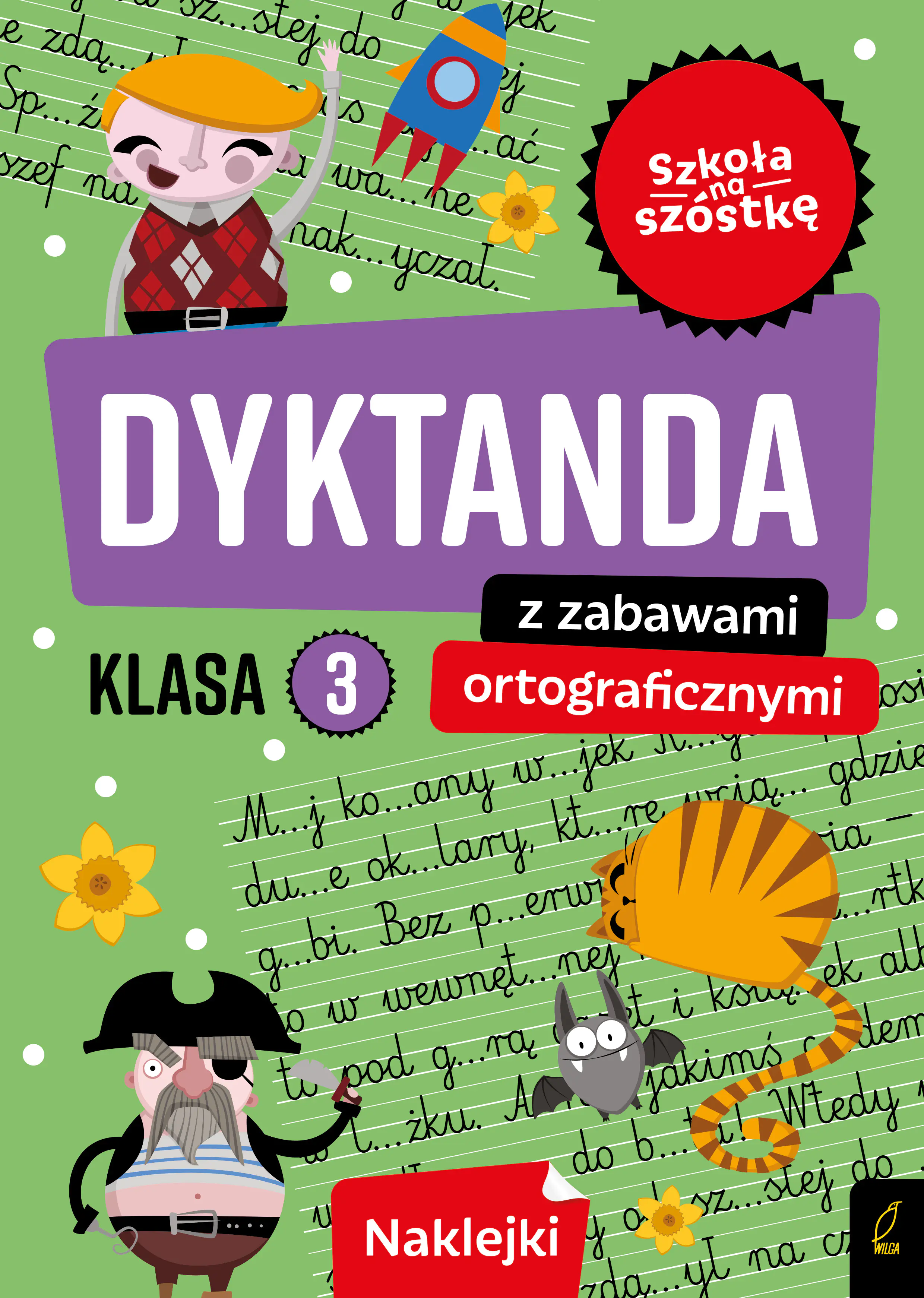 Książka - Dyktanda z zabawami ortograficznymi. Klasa 3