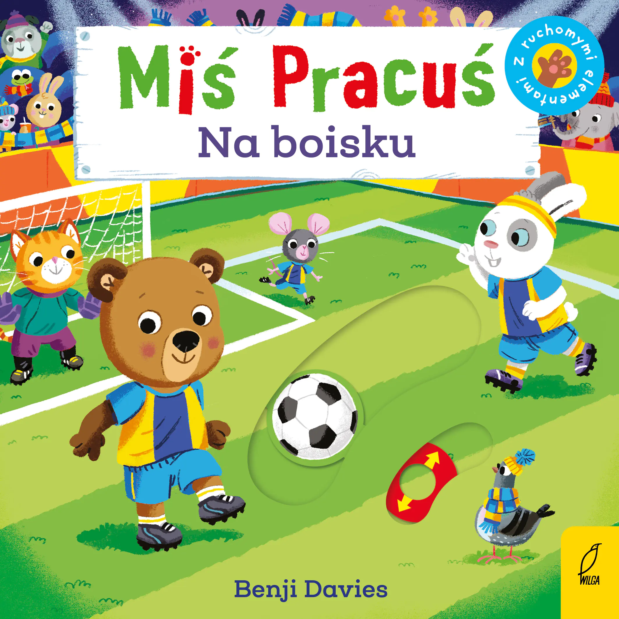Książka - Na boisku. Miś Pracuś