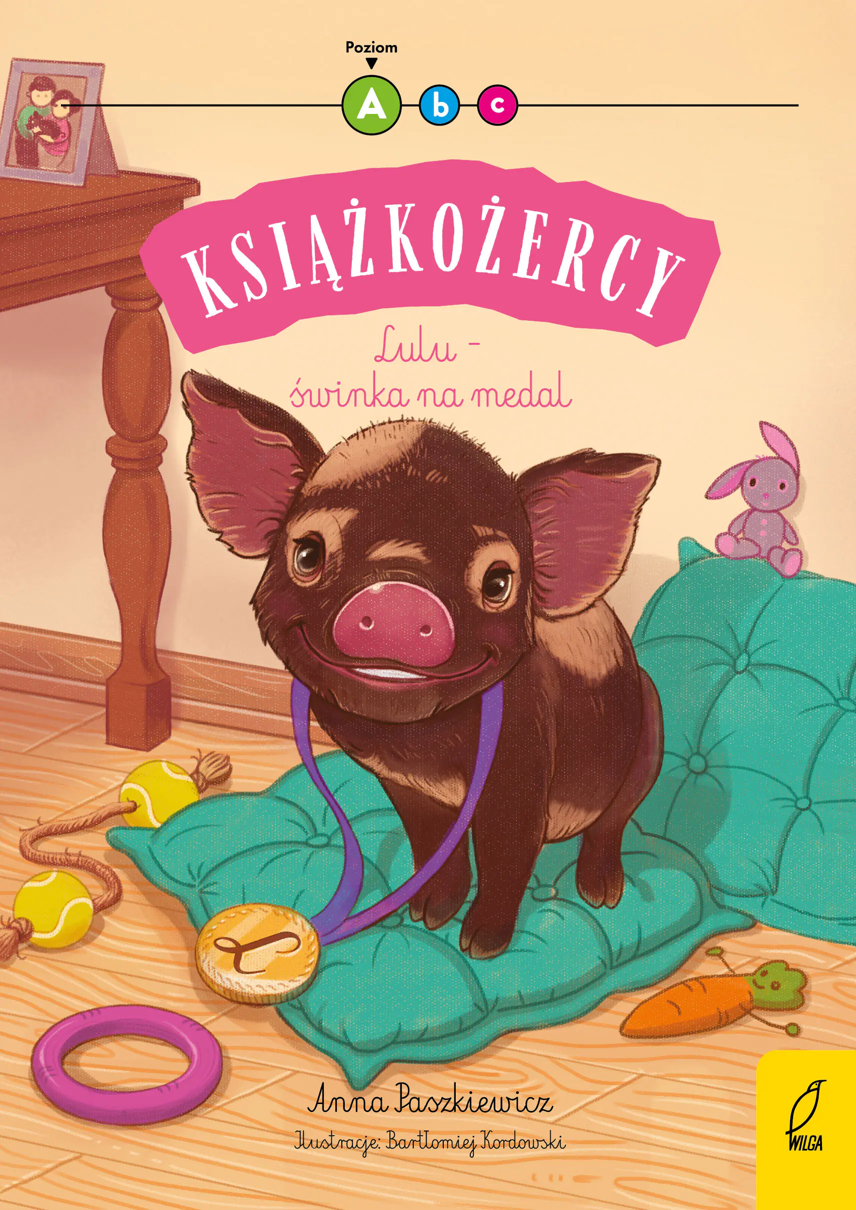 Książka - Lulu - świnka na medal. Książkożercy. Poziom A