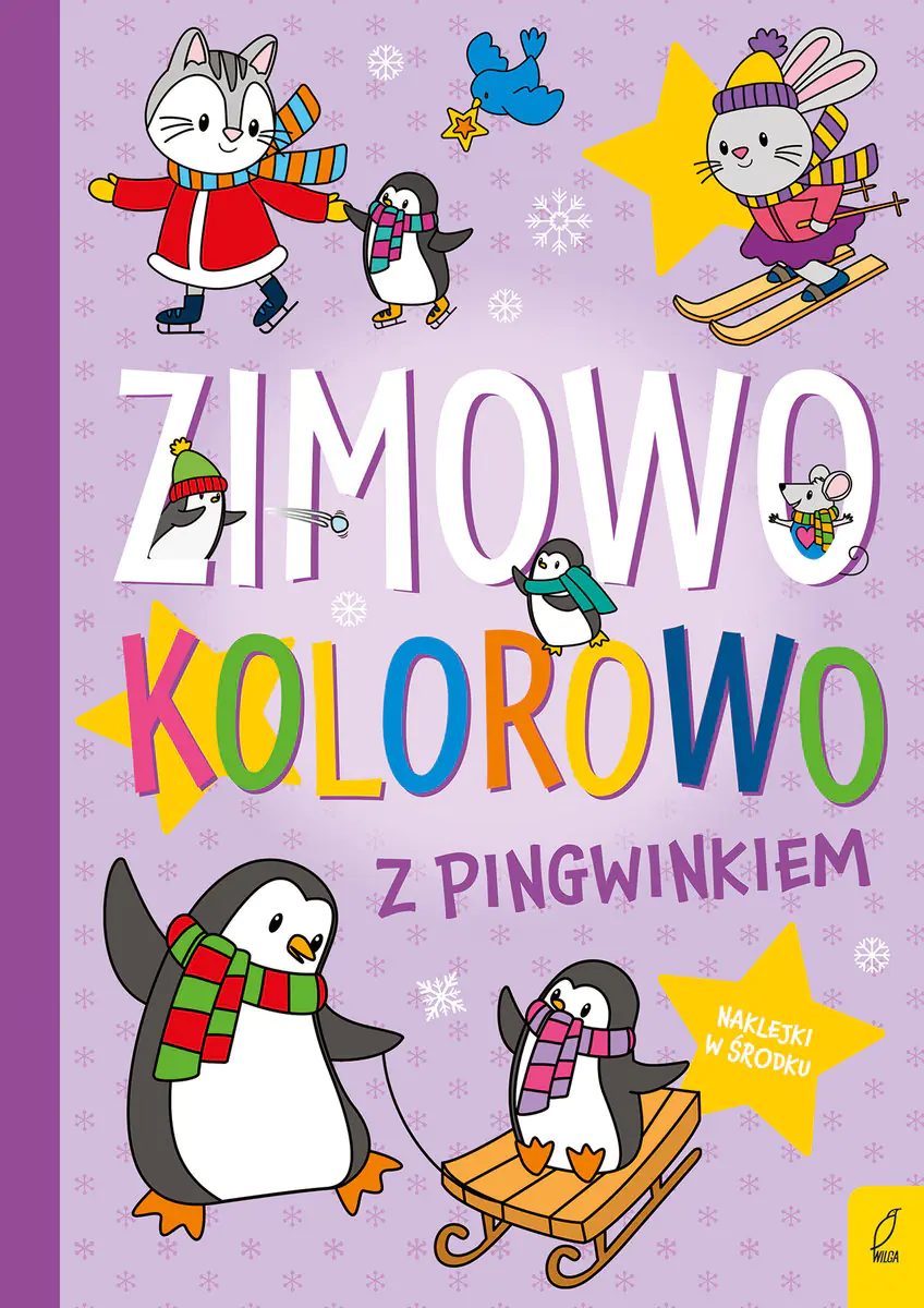 Książka - Zimowo, kolorowo. Z pingwinkiem