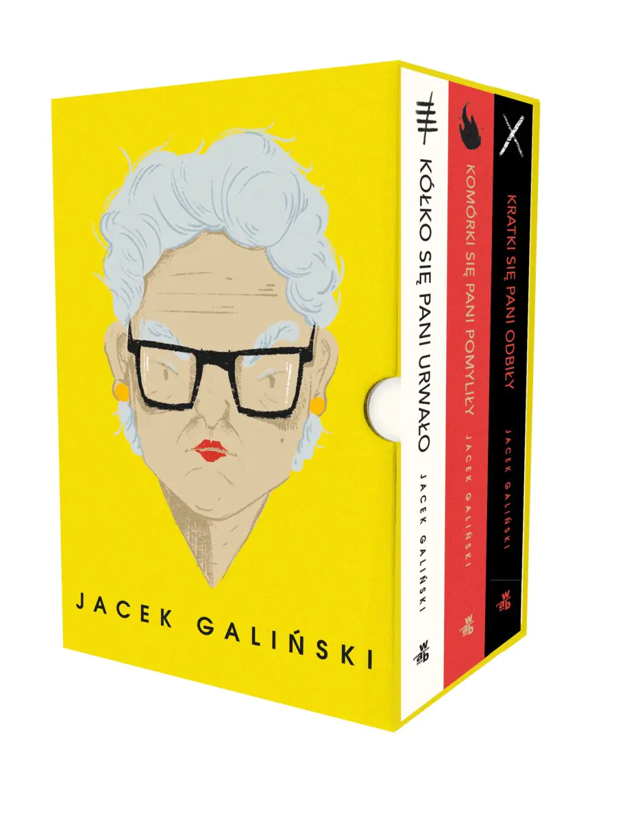 Książka - Pakiet: Kółko się pani urwało / Komórki się pani pomyliły / Kratki się pani odbiły