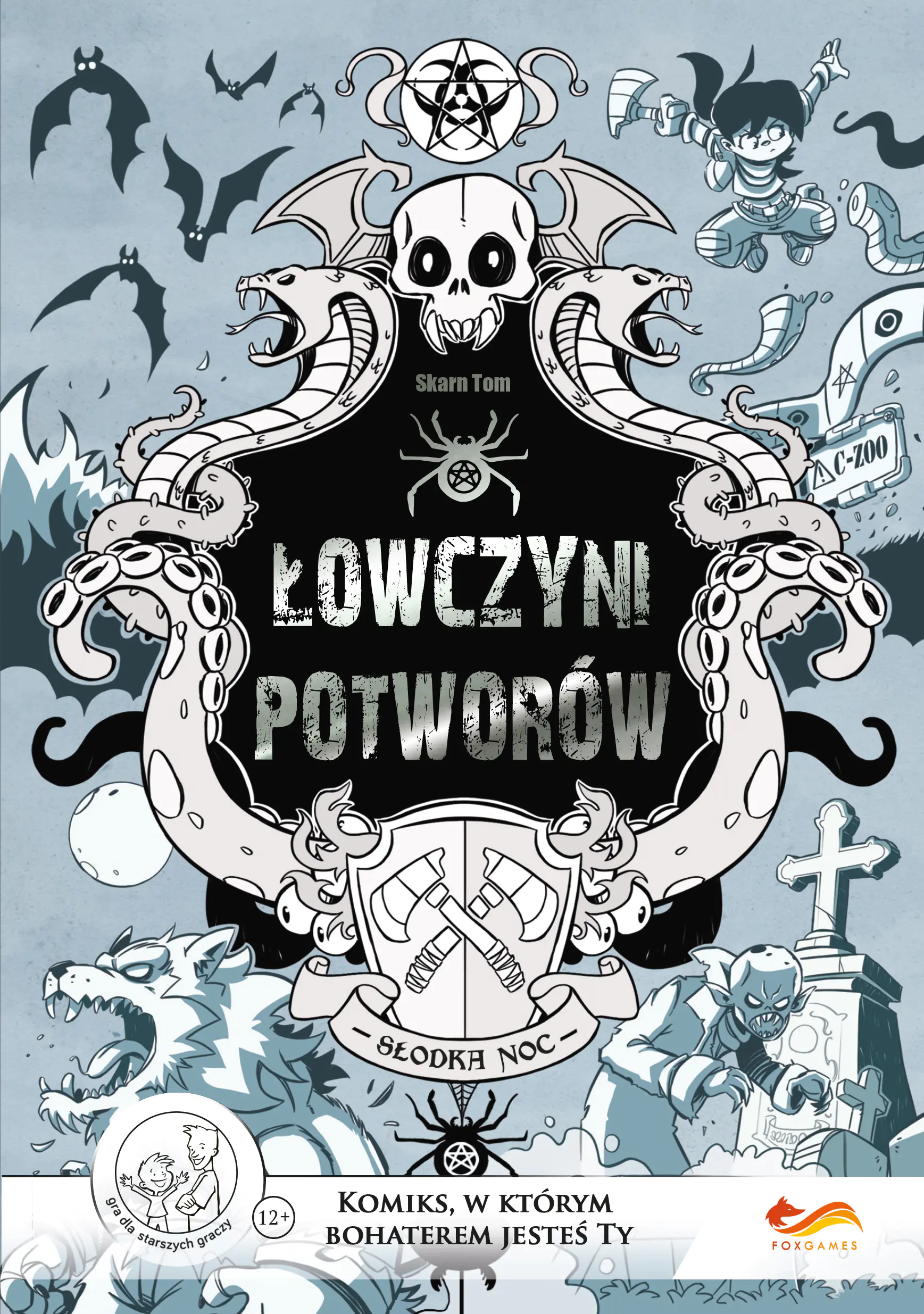 Książka - Łowczyni potworów. Komiks paragrafowy