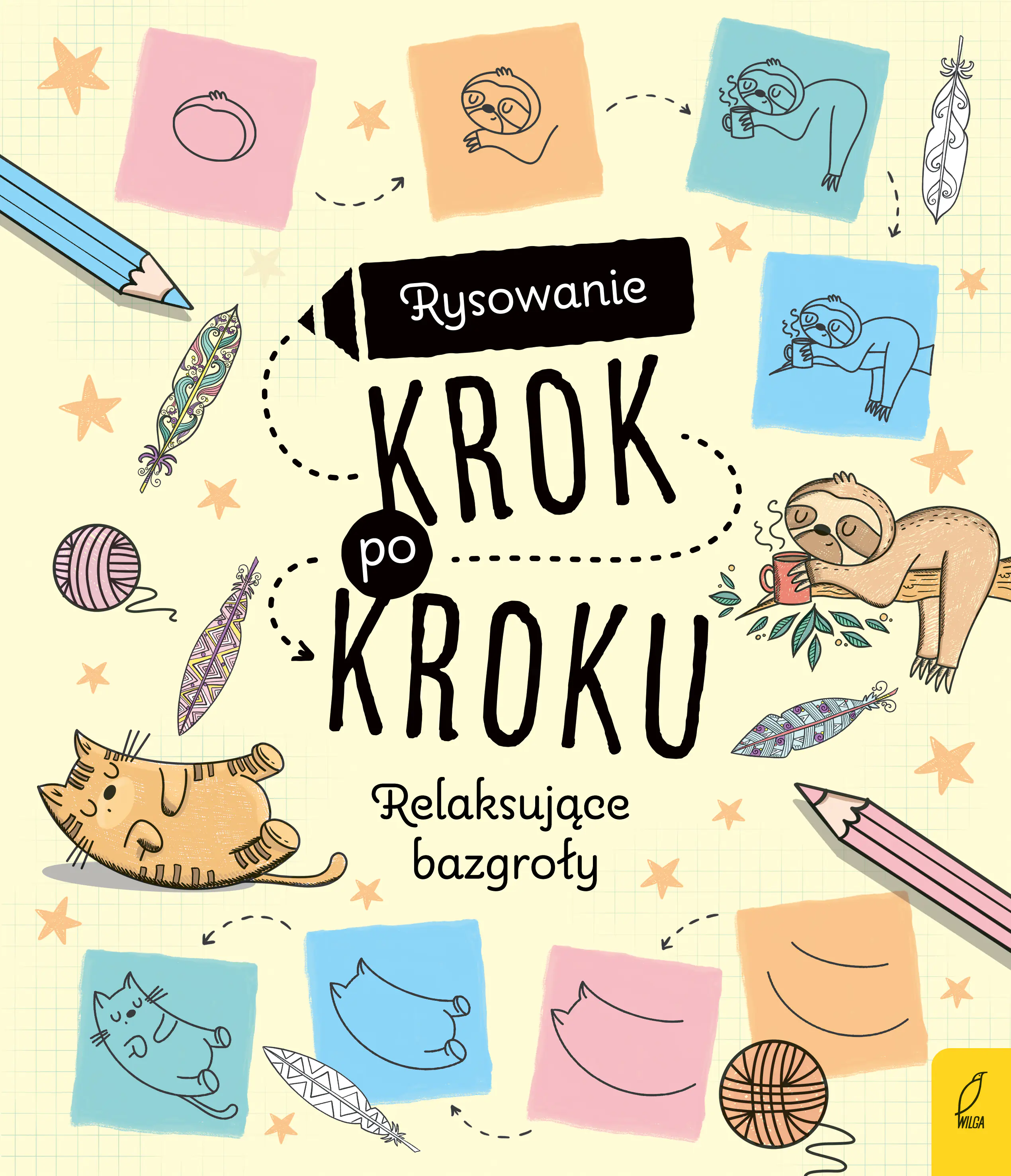 Książka - Relaksujące bazgroły. Rysowanie krok po kroku