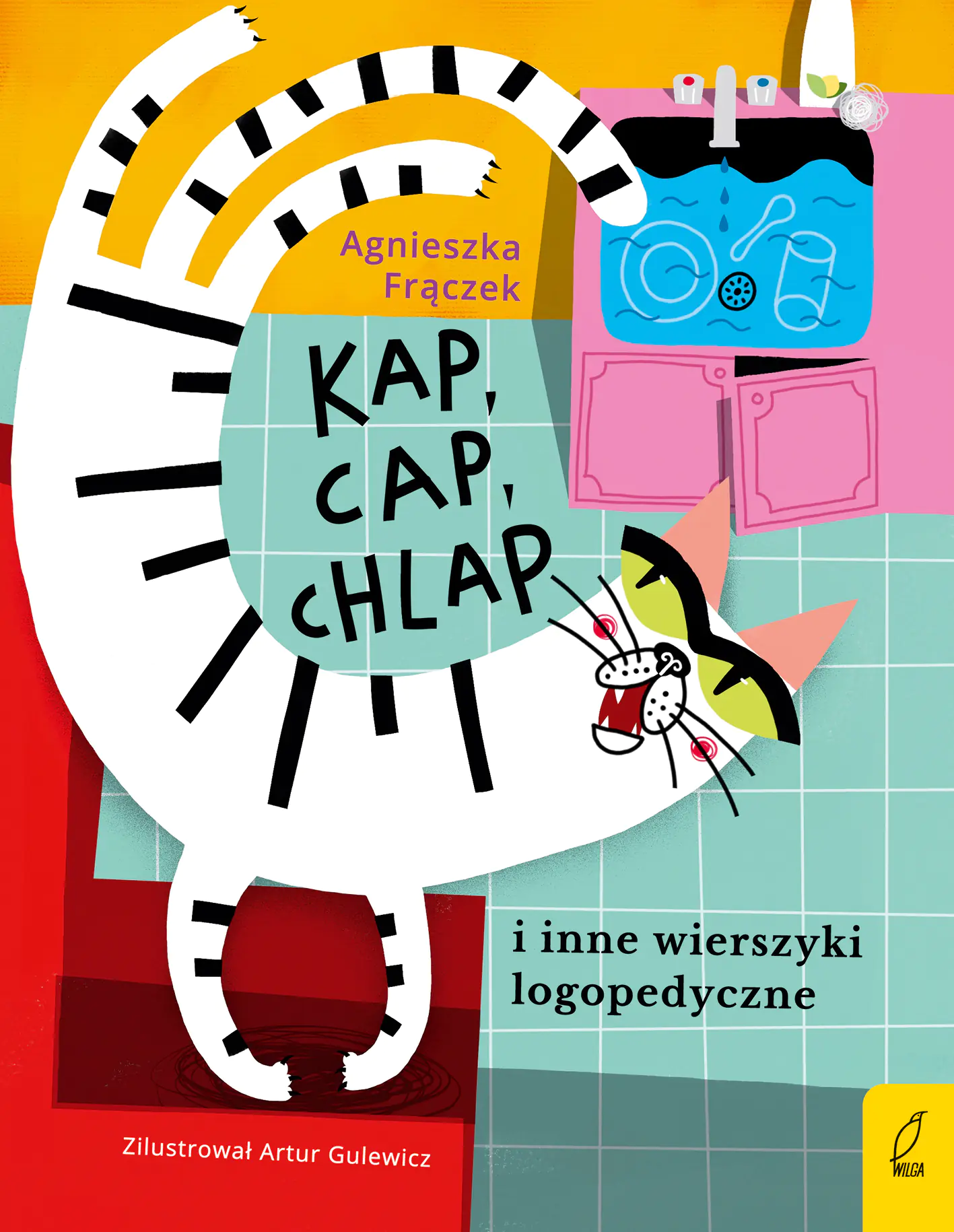 Książka - Kap, cap, chlap i inne wierszyki logopedyczne