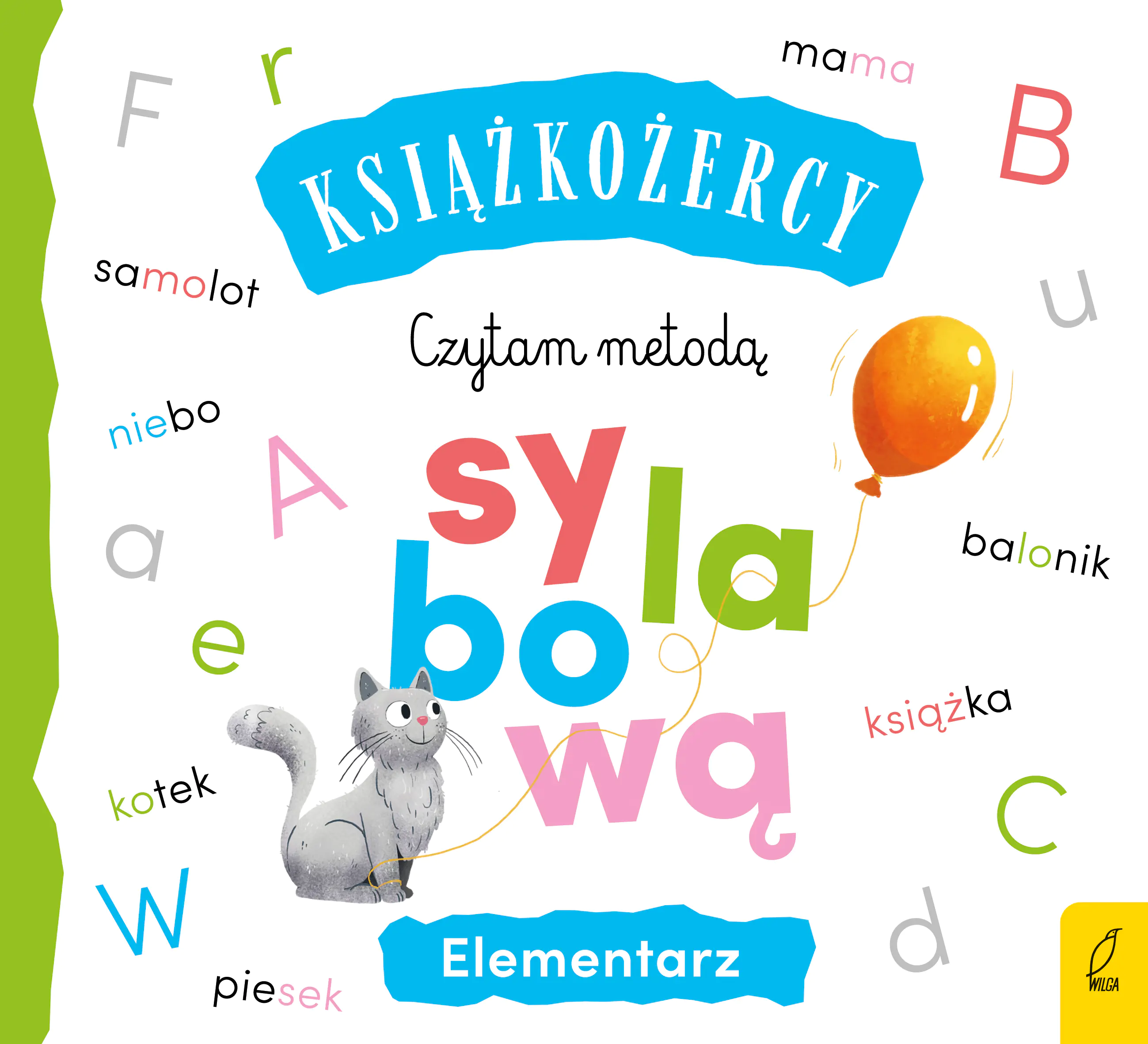 Książka - Czytam metodą sylabową. Elementarz. Książkożercy