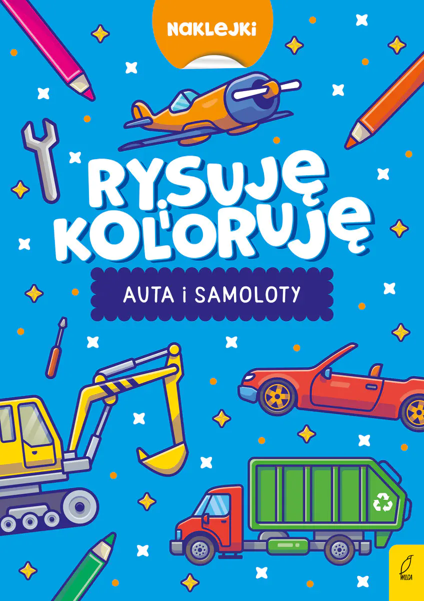 Książka - Rysuje i koloruję. Auta i samoloty