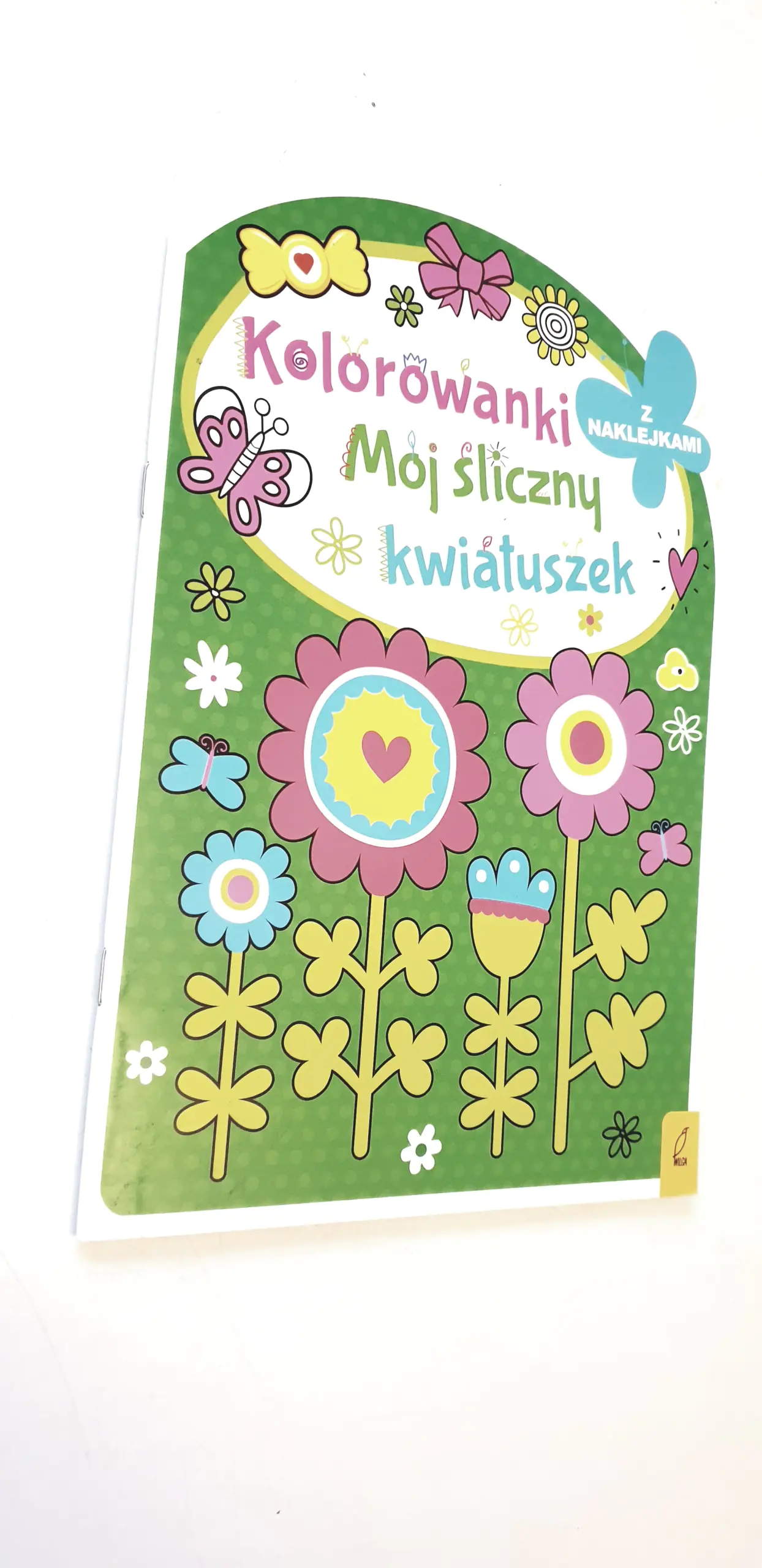Książka - Kolorowanka z wykrojnikiem. Mój śliczny kwiatuszek