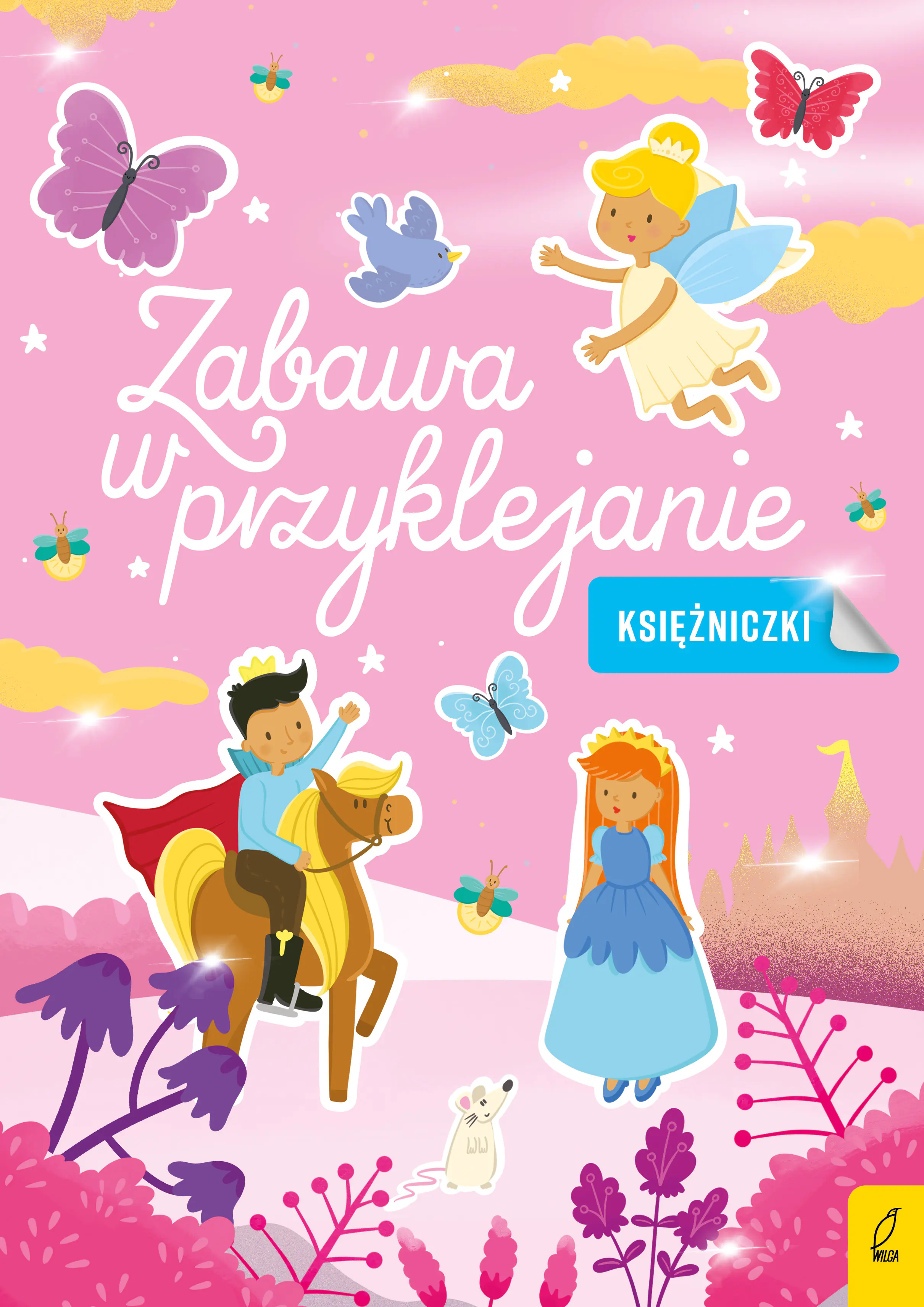 Książka - Zabawa w przyklejanie. Księżniczki