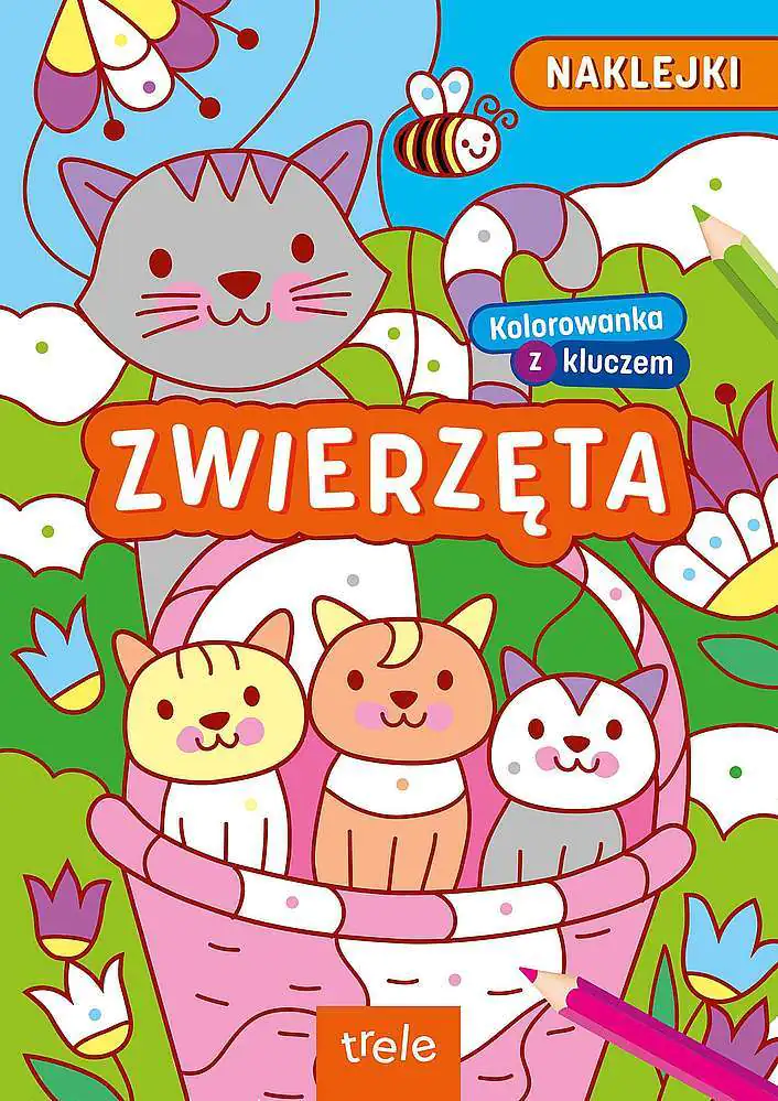 Książka - Kolorowanki z kluczem. Zwierzęta